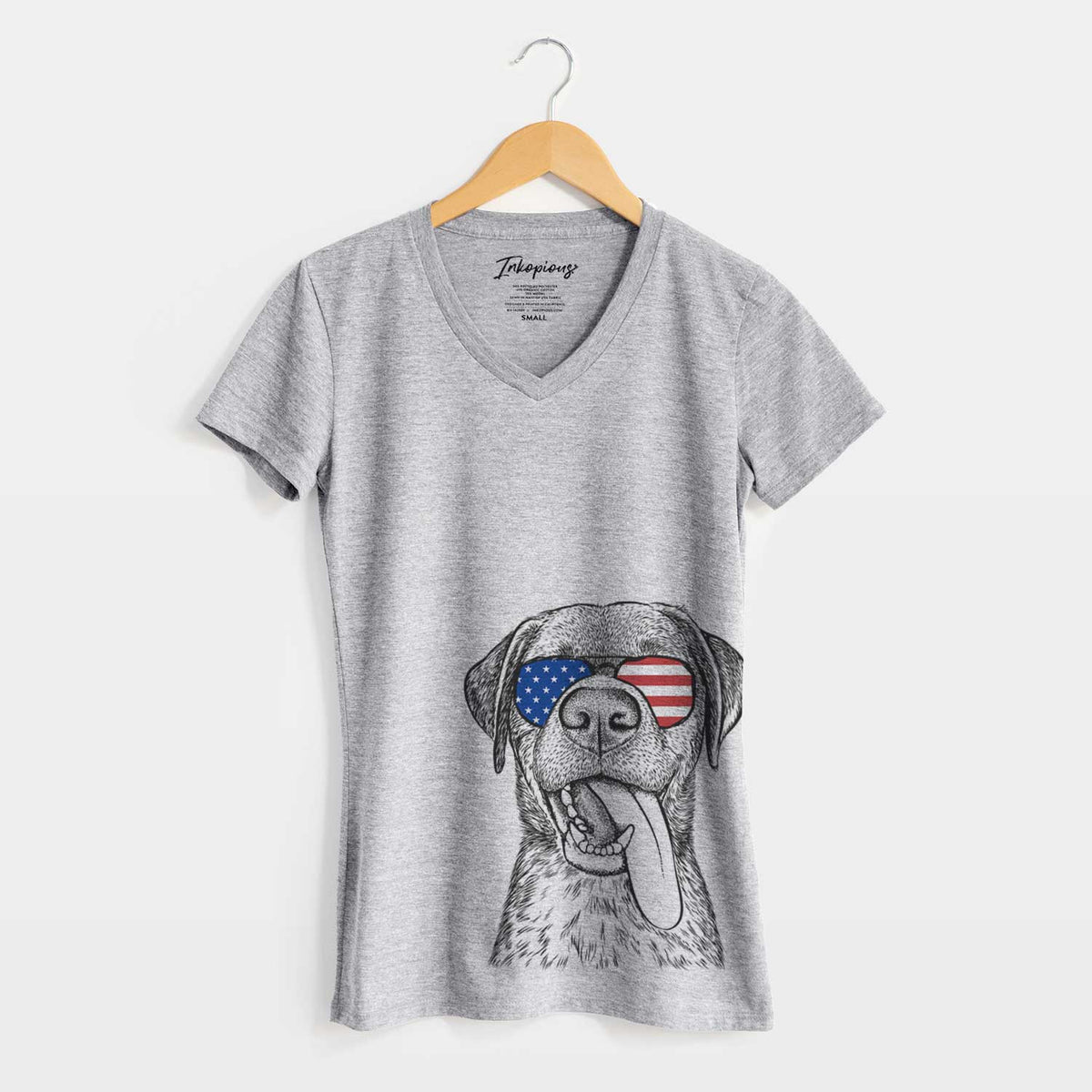 USA Reese the Mixed Breed - Women's Perfect V-neck Shirt