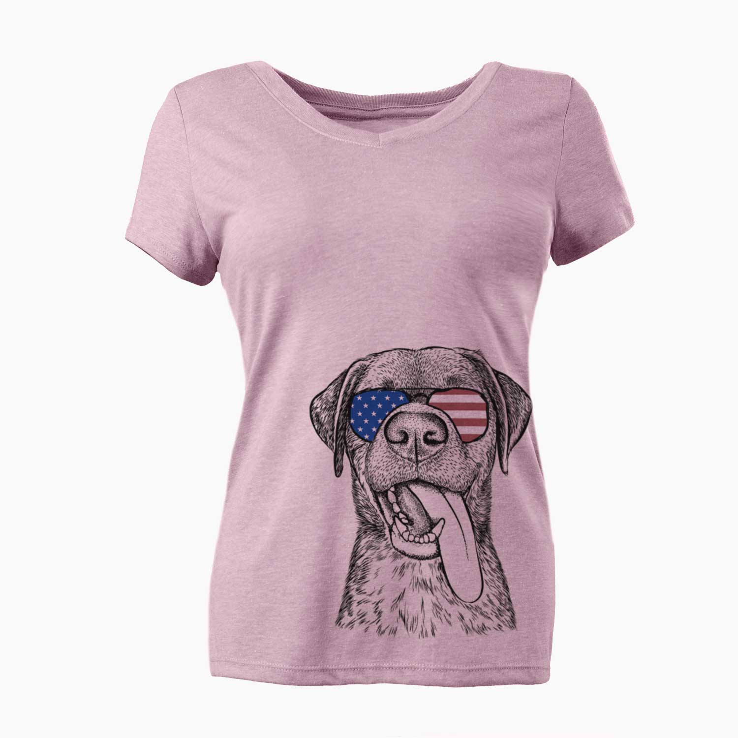 USA Reese the Mixed Breed - Women's Perfect V-neck Shirt