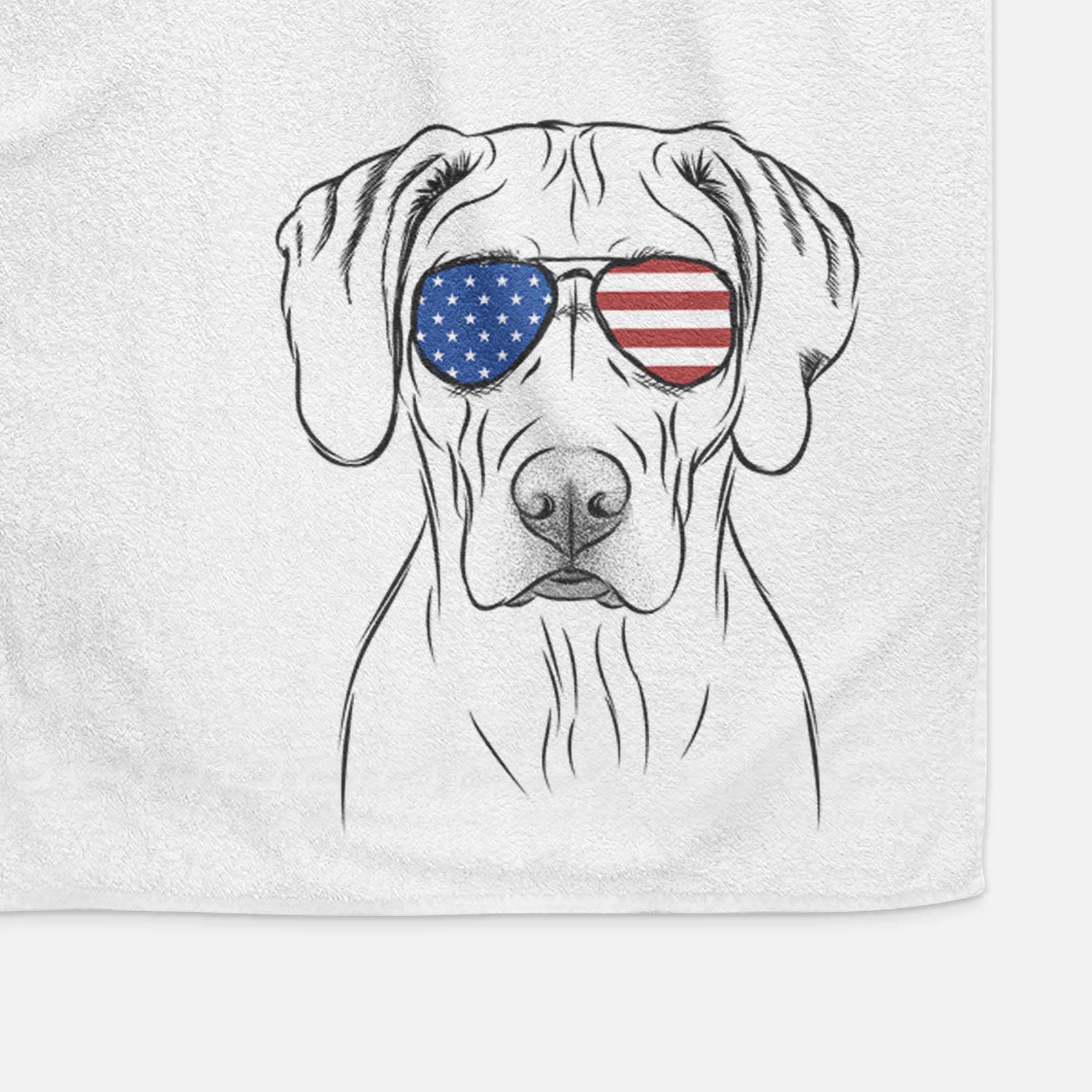 Reid the Rhodesian Ridgeback Decorative Hand Towel