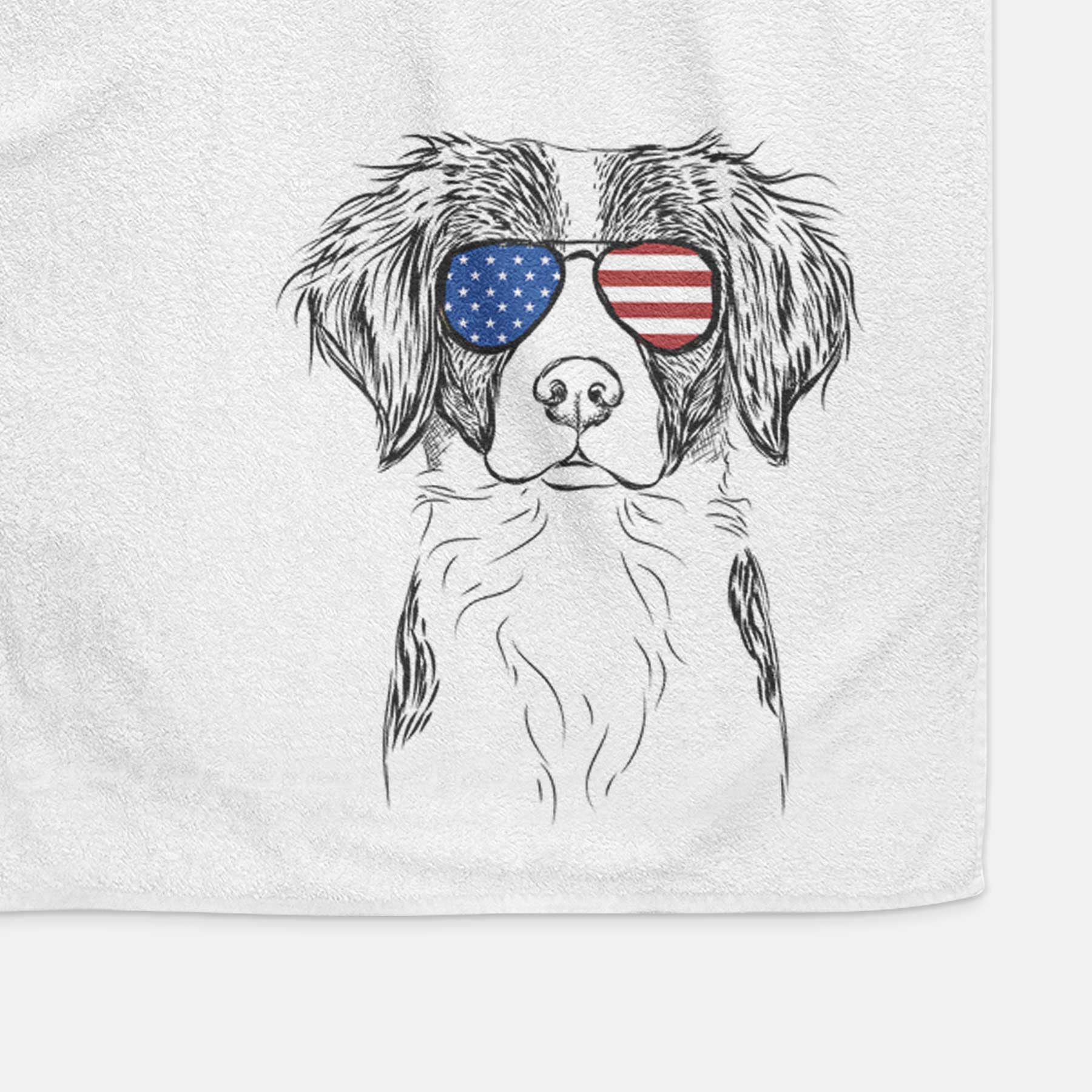 Remi the Brittany Decorative Hand Towel