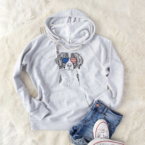 USA Remi the Brittany - Unisex Loopback Terry Hoodie