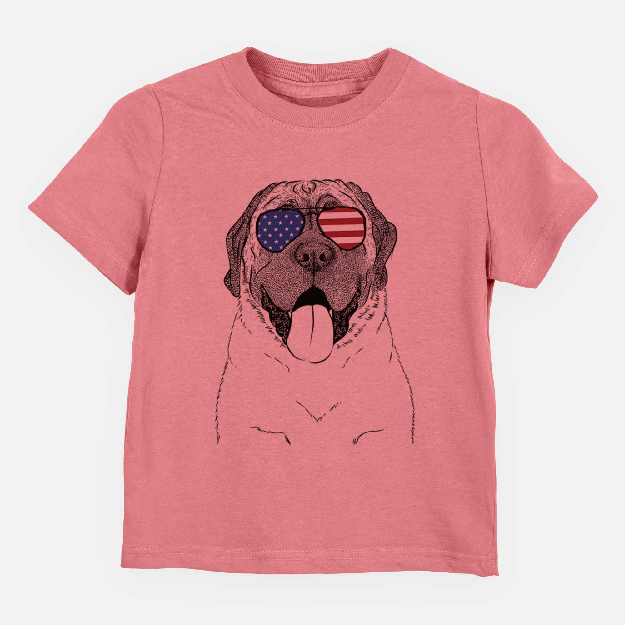 USA Remmie the English Mastiff - Kids/Youth/Toddler Shirt