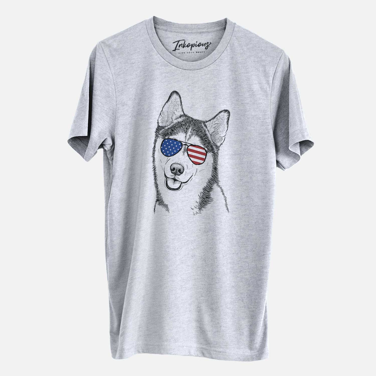 USA Remmie the Siberian Husky - Unisex Crewneck