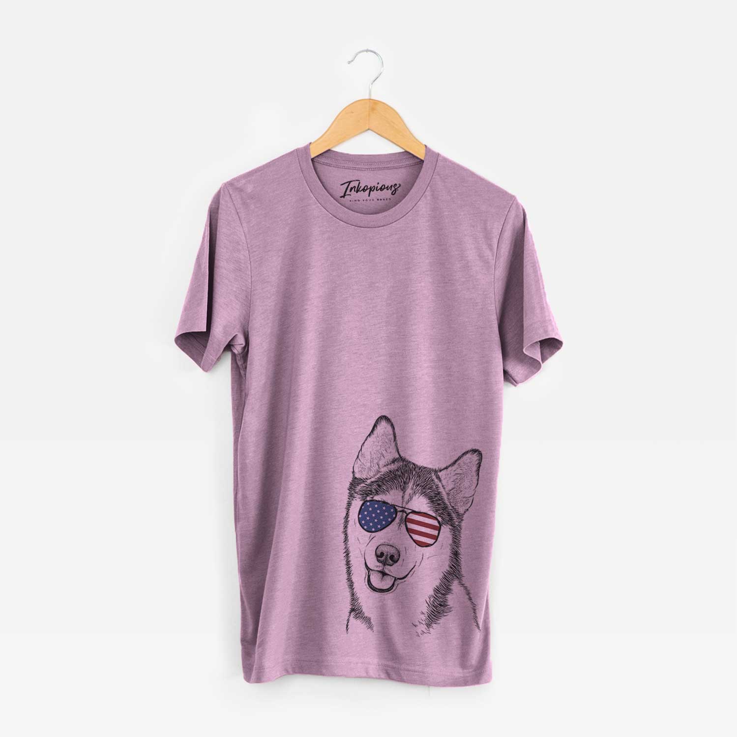 USA Remmie the Siberian Husky - Unisex Crewneck