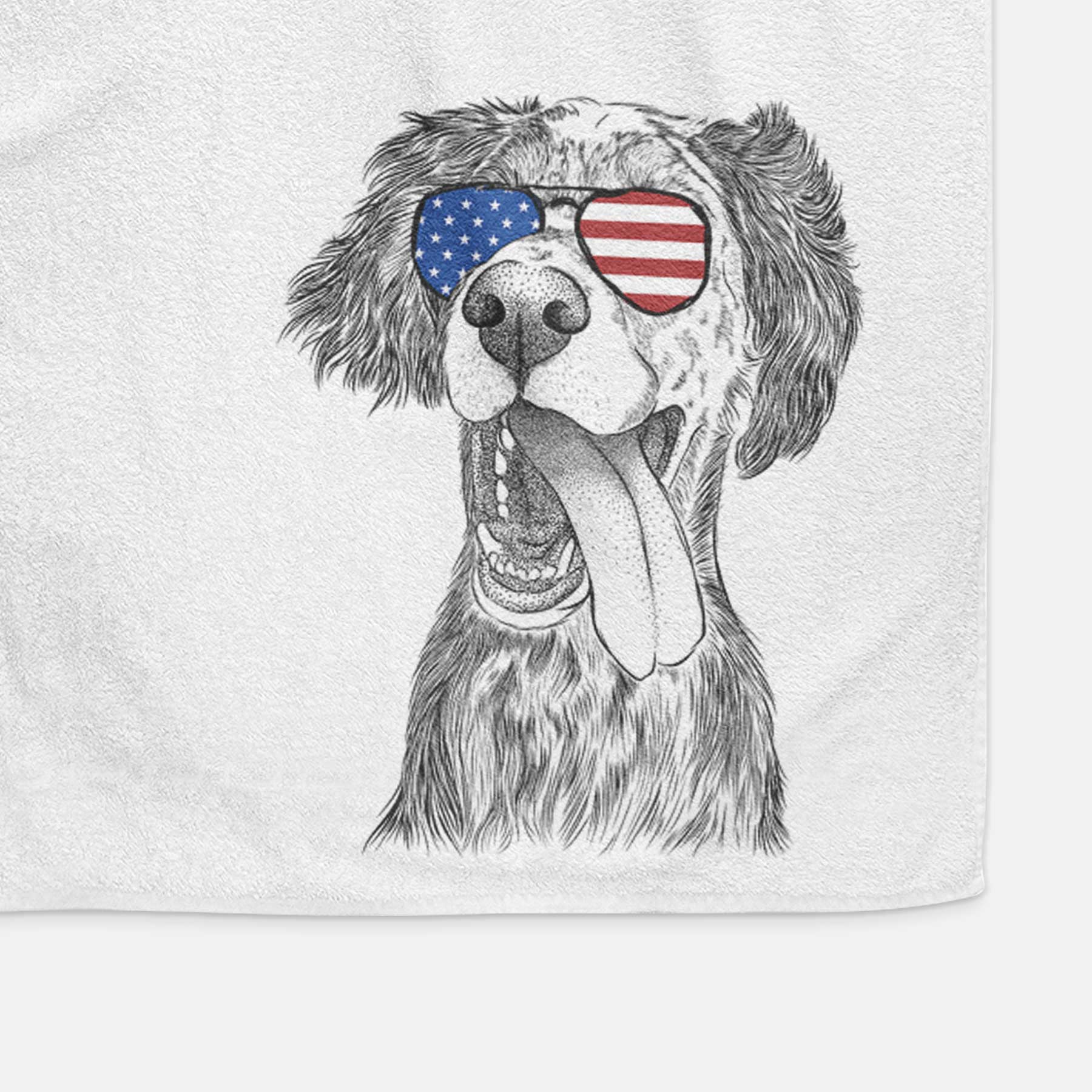 Renly the English Setter Decorative Hand Towel