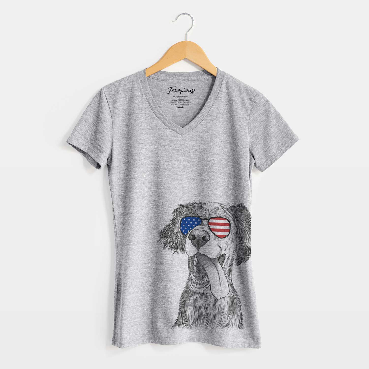USA Renly the English Setter - Women's Perfect V-neck Shirt