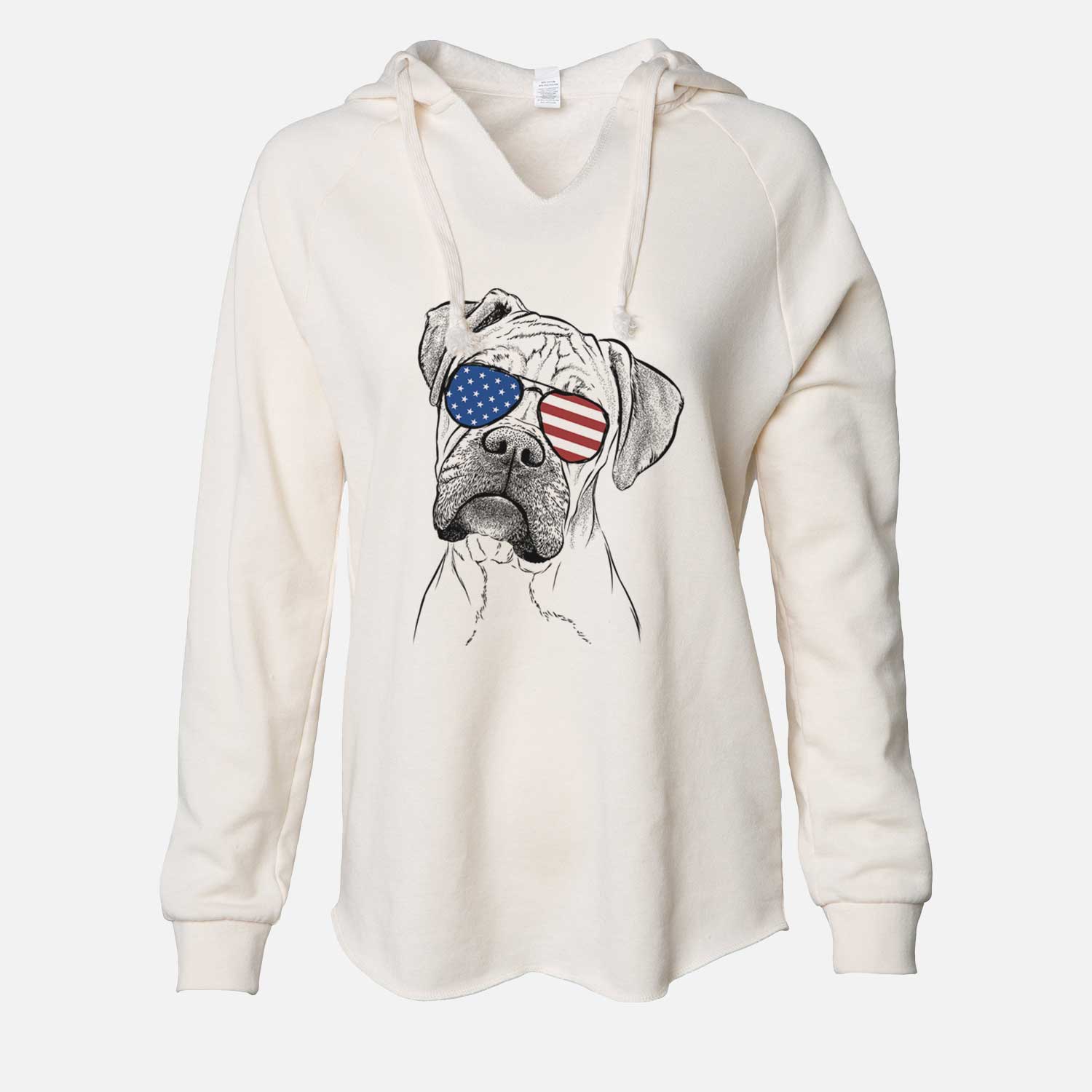 USA Reuby the Boxer - Cali Wave Hooded Sweatshirt