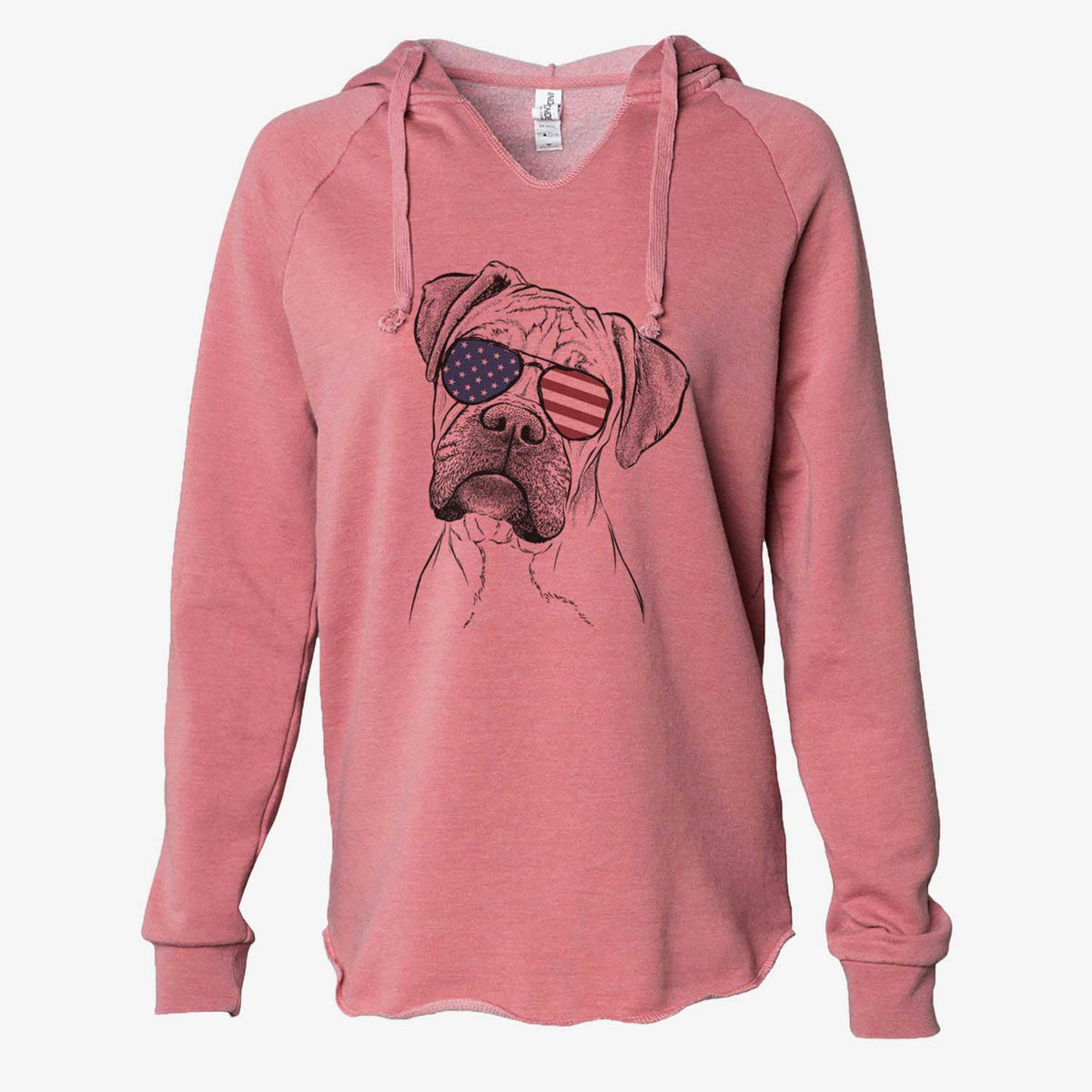 USA Reuby the Boxer - Cali Wave Hooded Sweatshirt