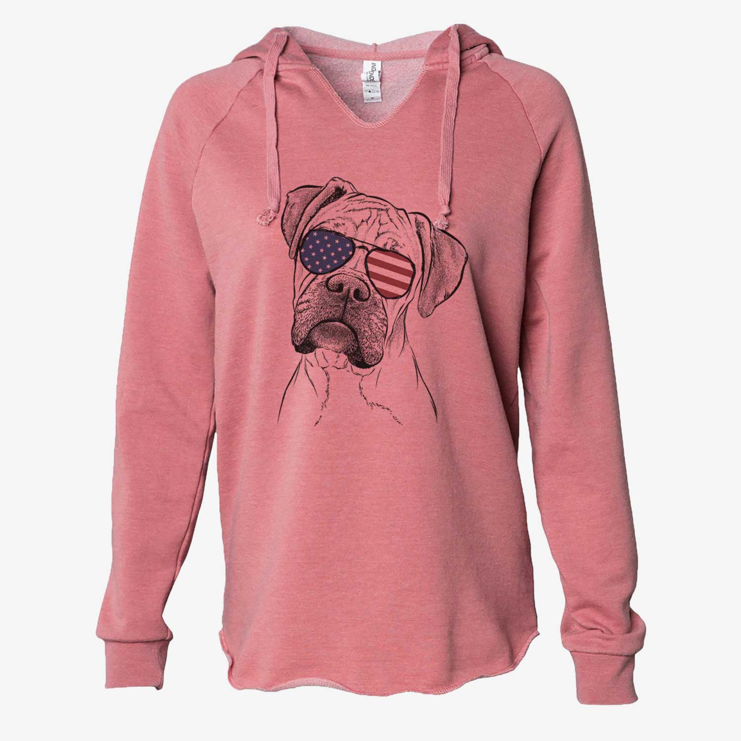 USA Reuby the Boxer - Cali Wave Hooded Sweatshirt