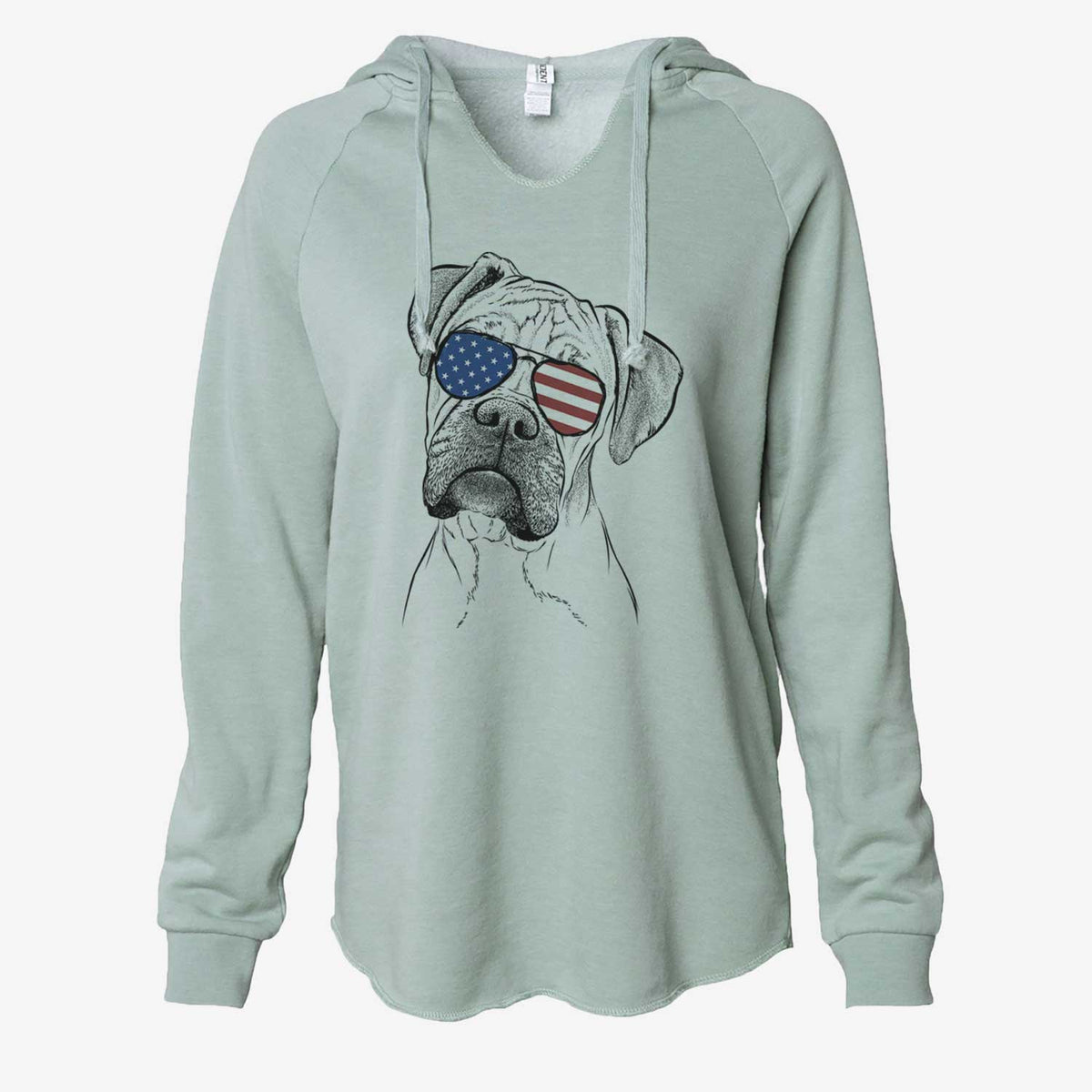 USA Reuby the Boxer - Cali Wave Hooded Sweatshirt
