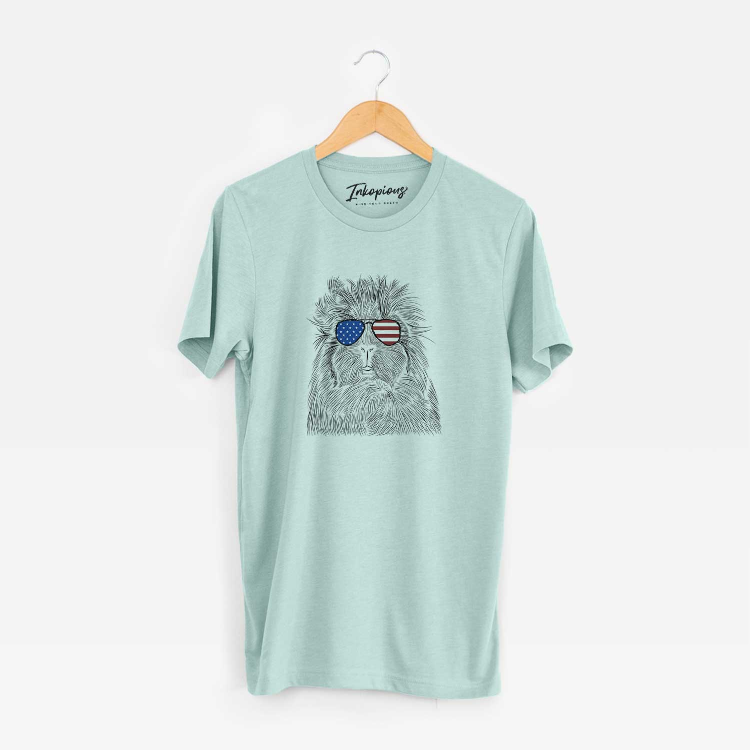 USA Rhino the Guinea Pig - Unisex Crewneck