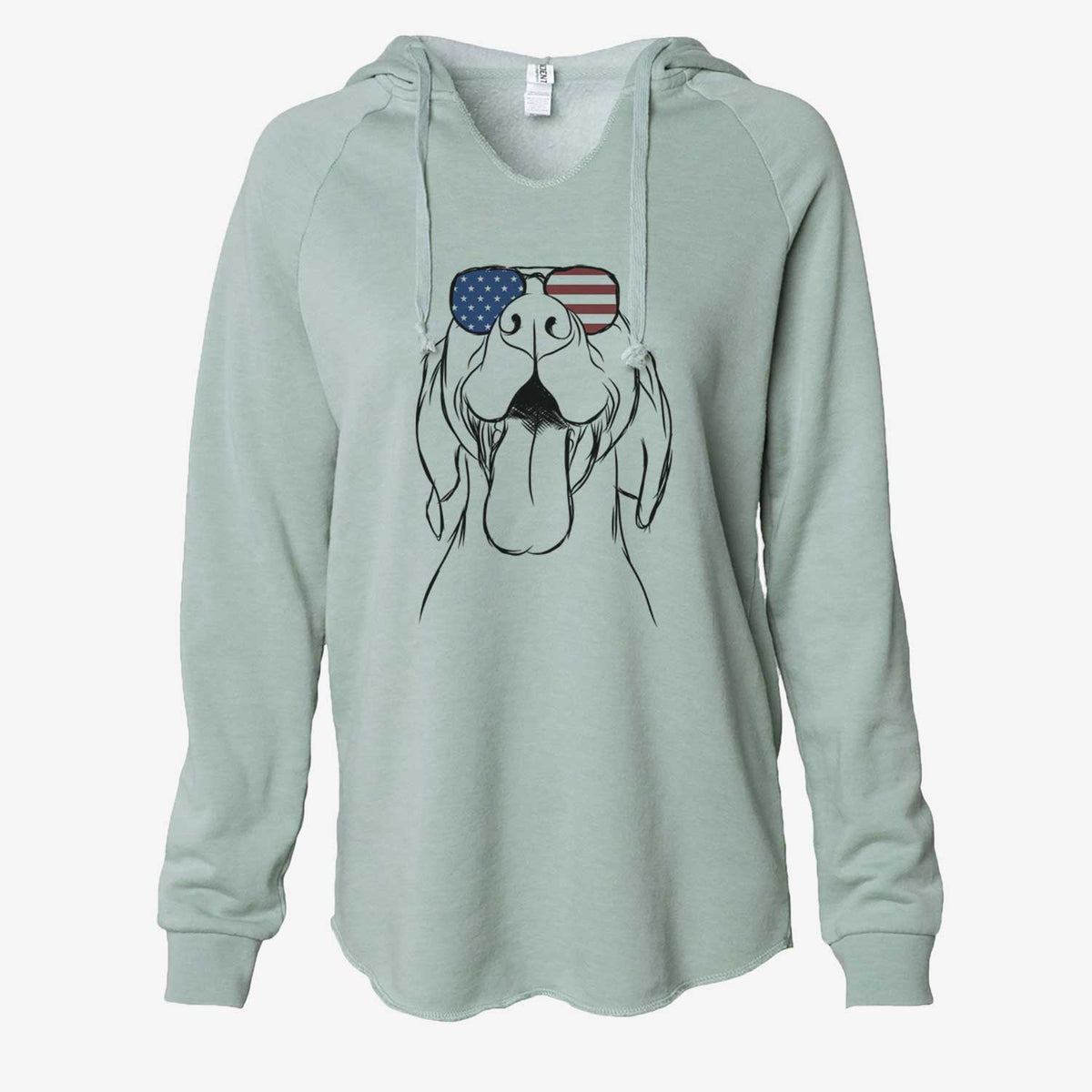 USA Rhys the Vizsla - Cali Wave Hooded Sweatshirt