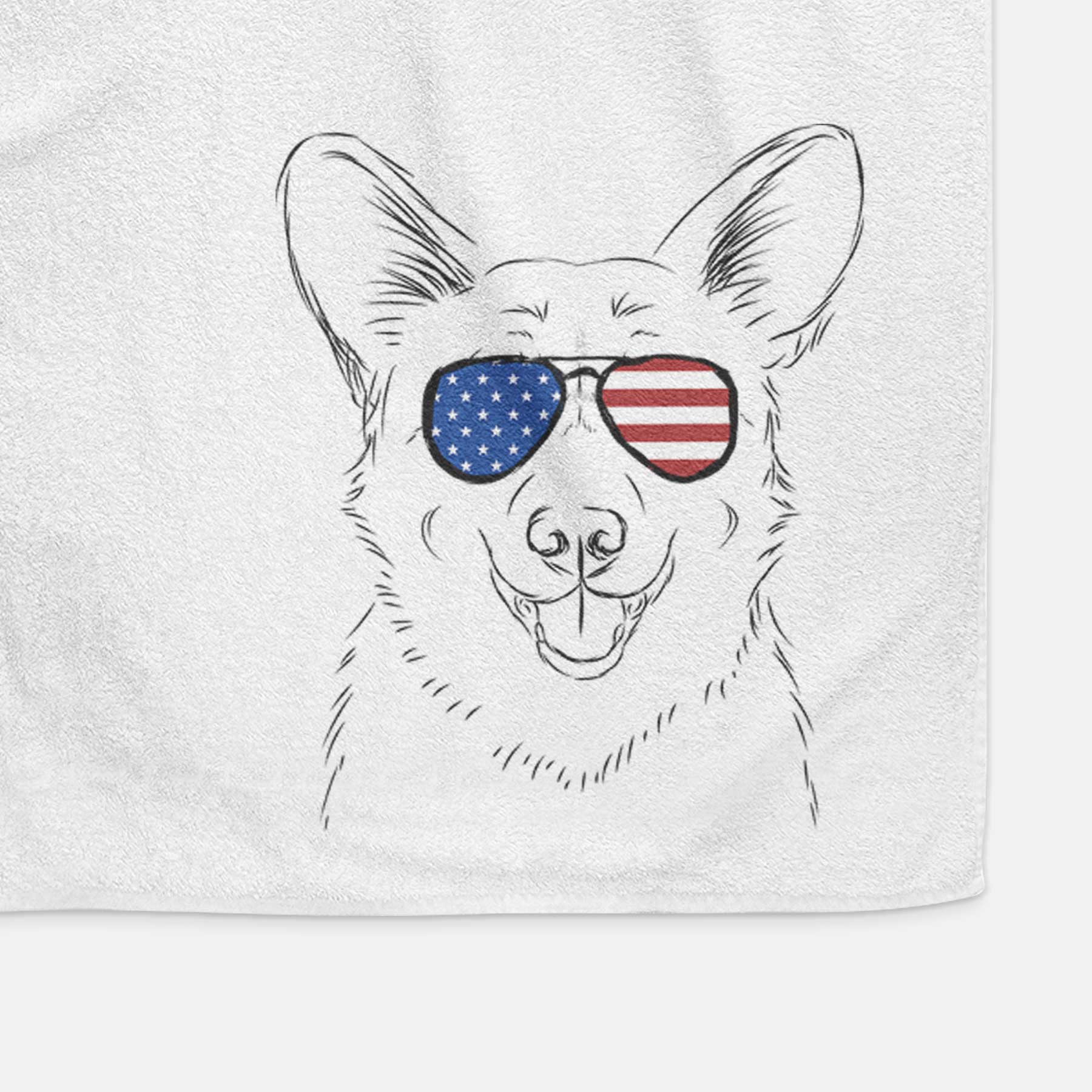 Ricco the Corgi Decorative Hand Towel