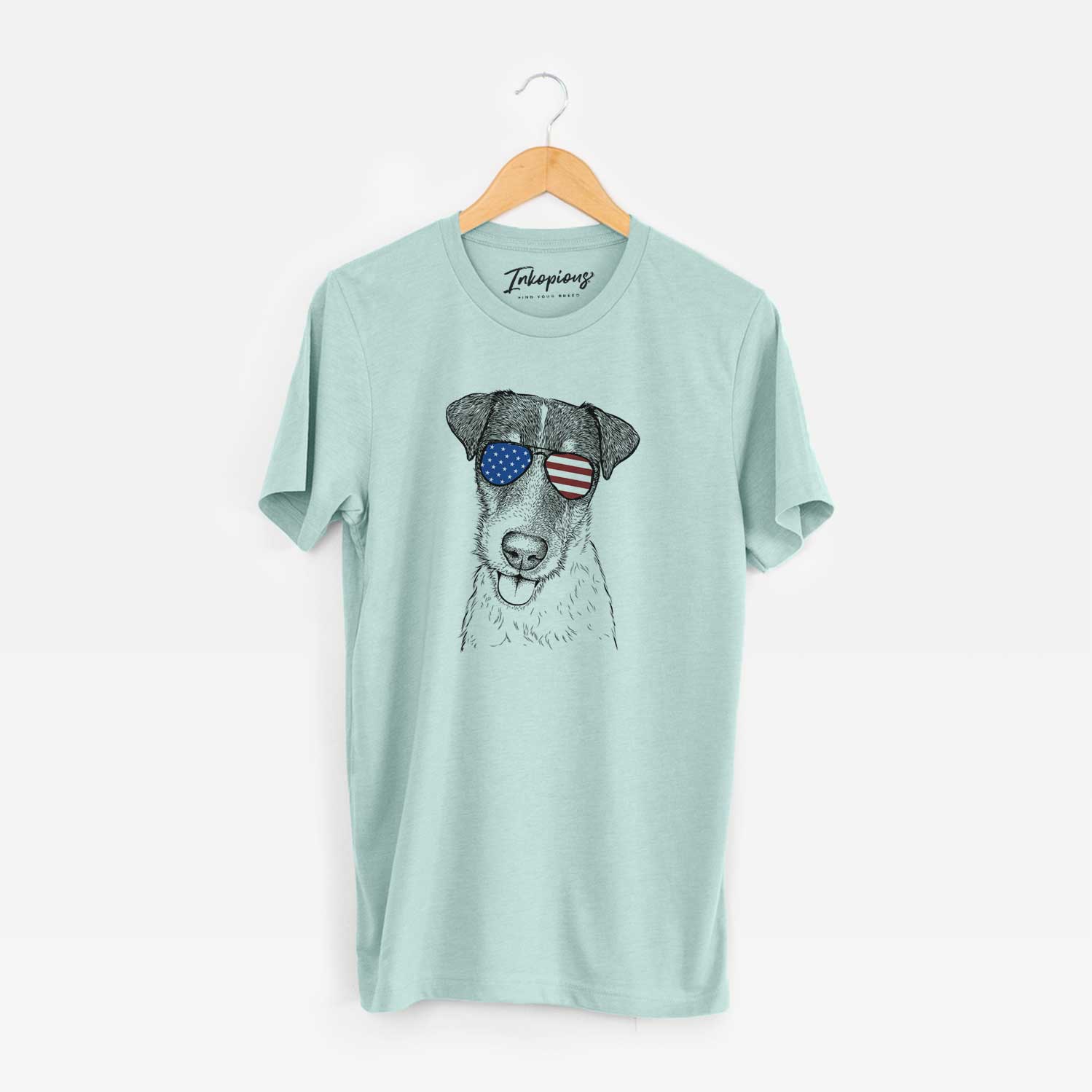 USA Rider the Parson Russell Terrier - Unisex Crewneck