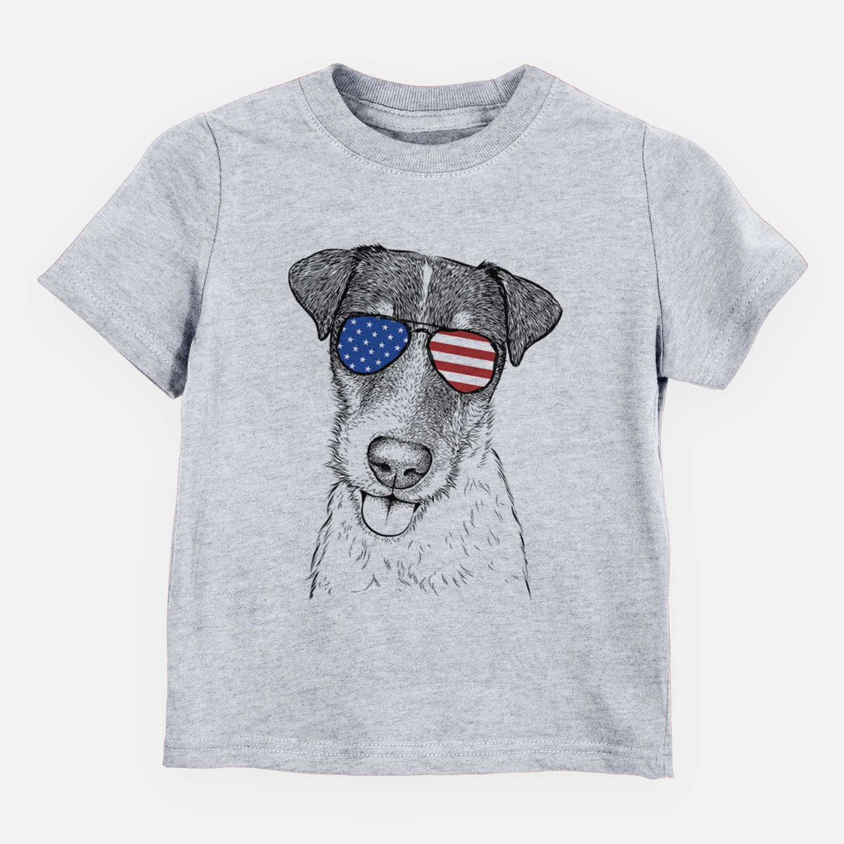 USA Rider the Parson Russell Terrier - Kids/Youth/Toddler Shirt