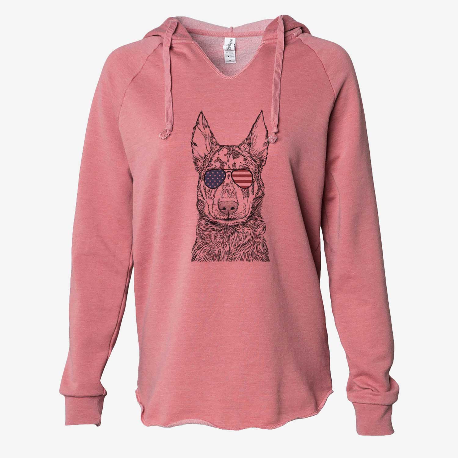 USA Riggs the Beauceron - Cali Wave Hooded Sweatshirt