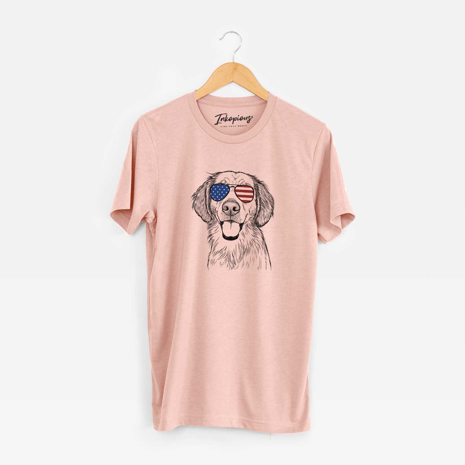 USA Riley the Golden Retriever - Unisex Crewneck