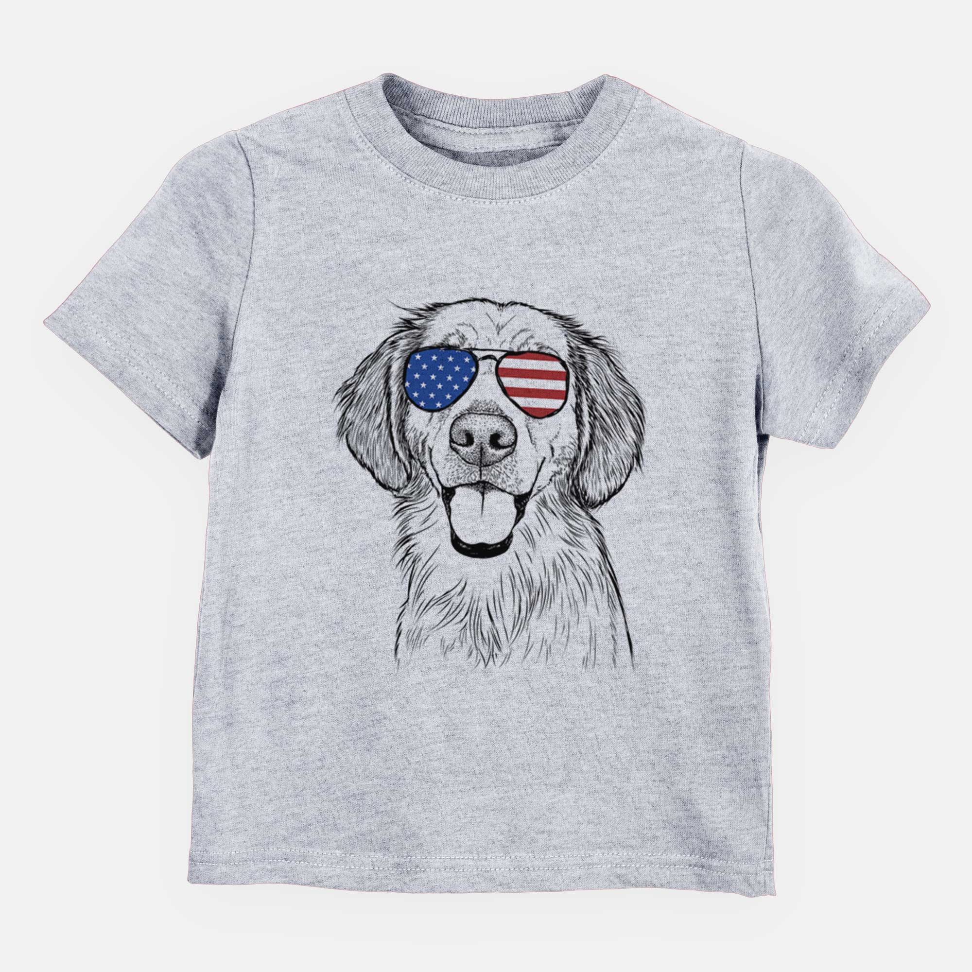 USA Riley the Golden Retriever - Kids/Youth/Toddler Shirt