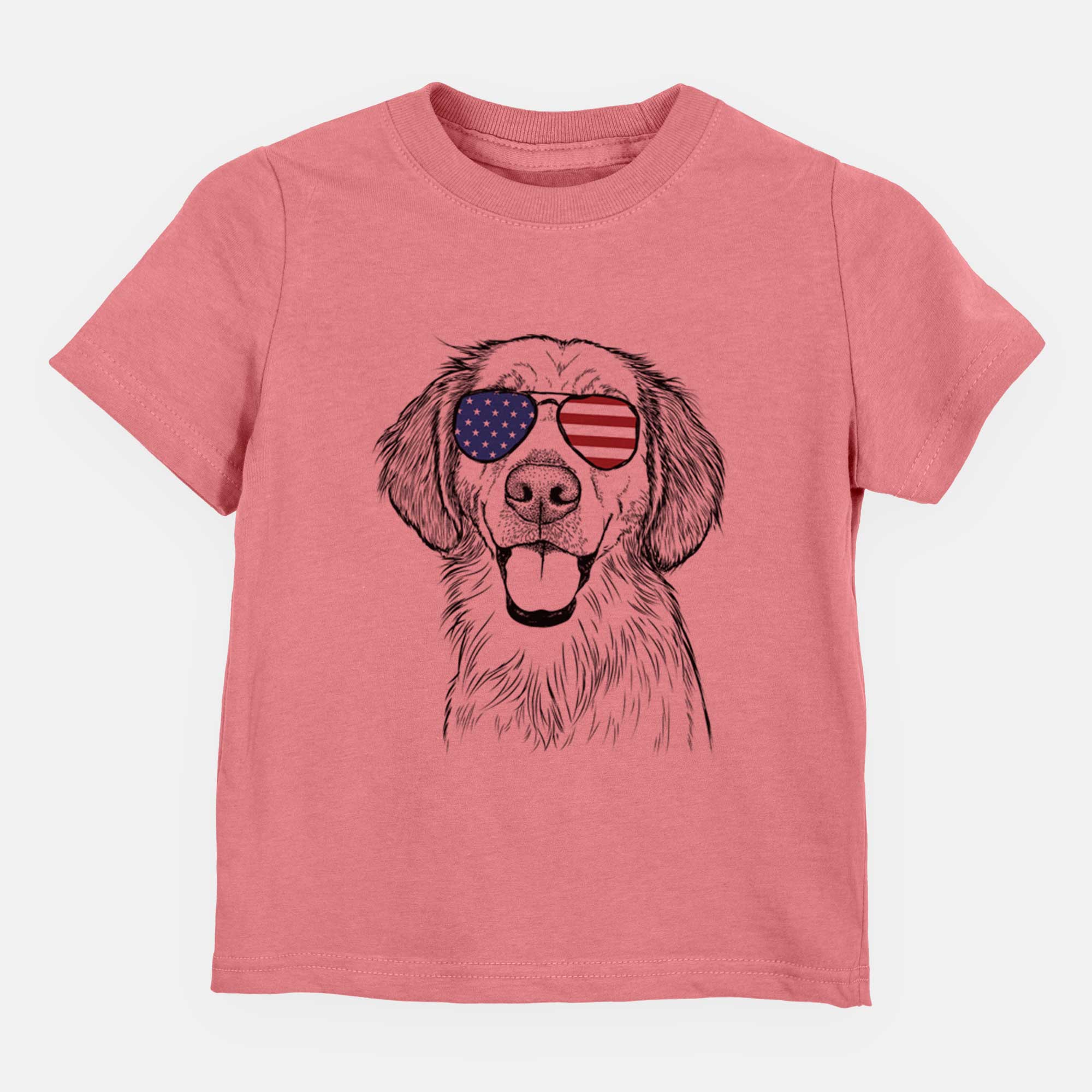 USA Riley the Golden Retriever - Kids/Youth/Toddler Shirt