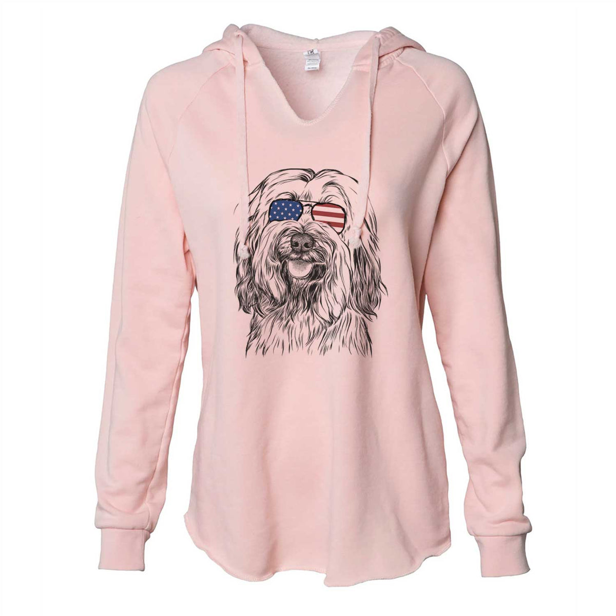 USA Rime the Tibetan Terrier - Cali Wave Hooded Sweatshirt