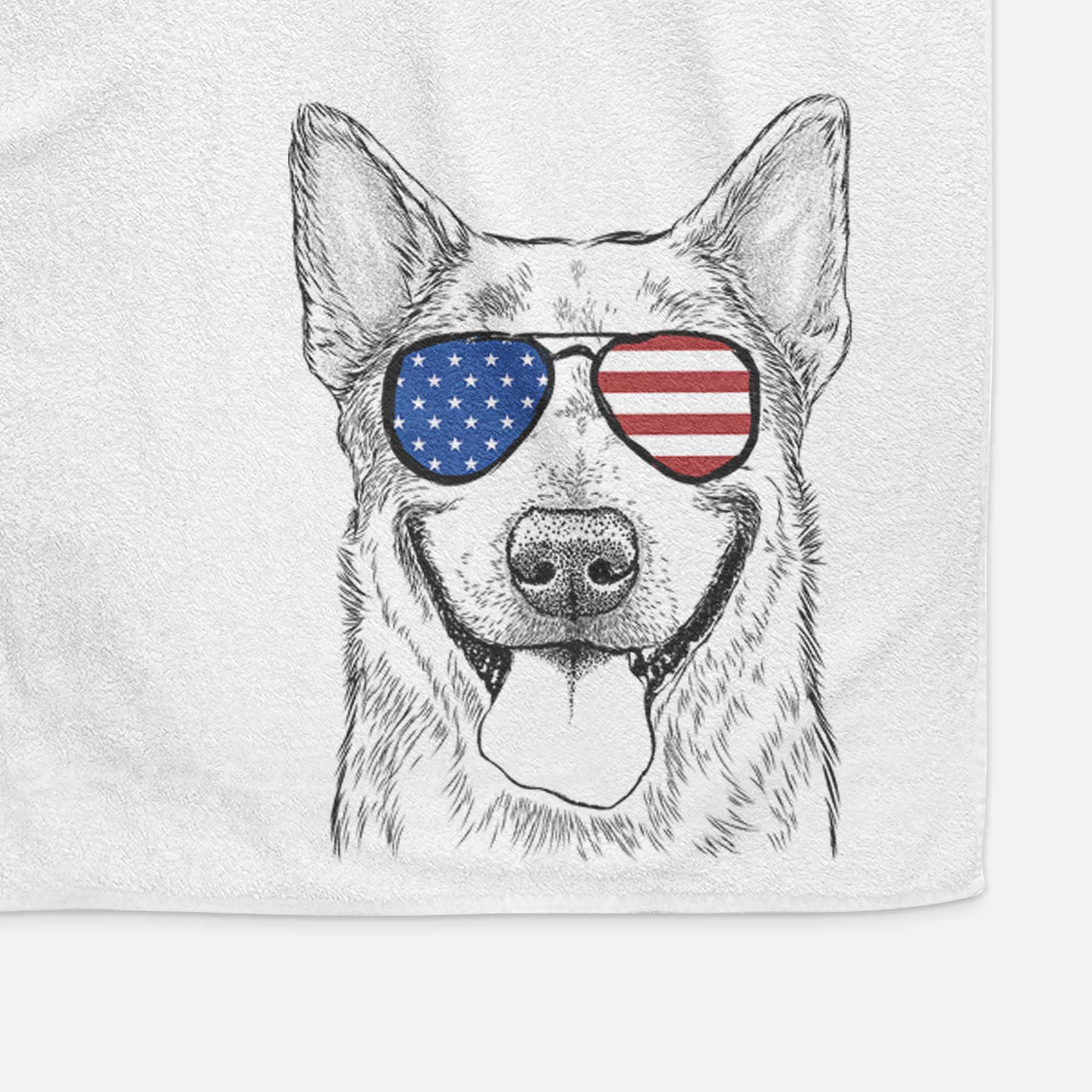 Rio the Australian Cattle Dog Decorative Hand Towel