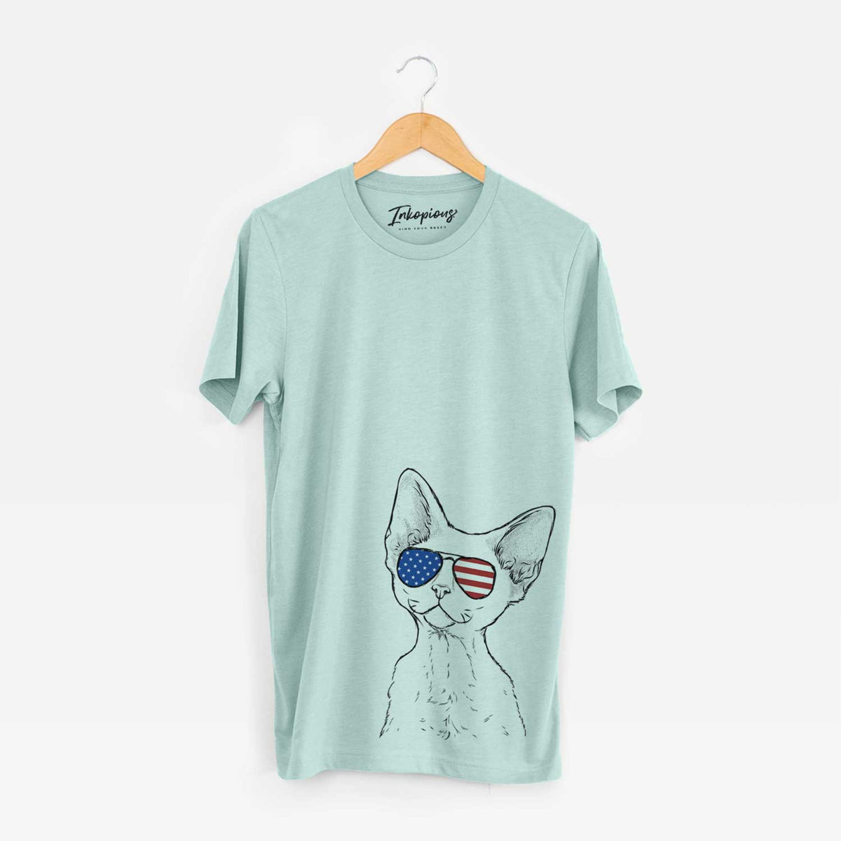 USA Ripley the Devon Rex Cat - Unisex Crewneck