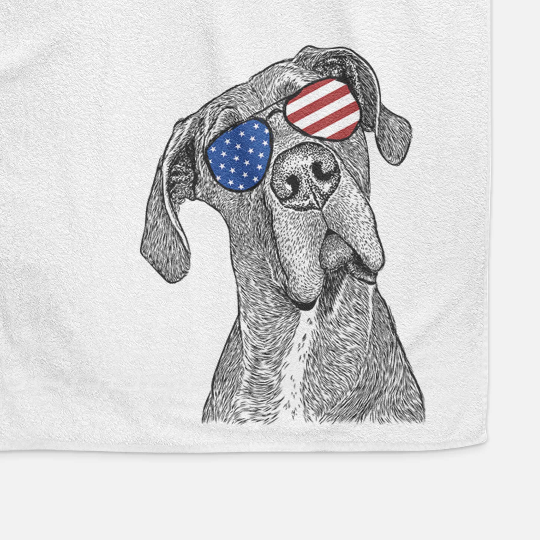 River the Great Dane Decorative Hand Towel