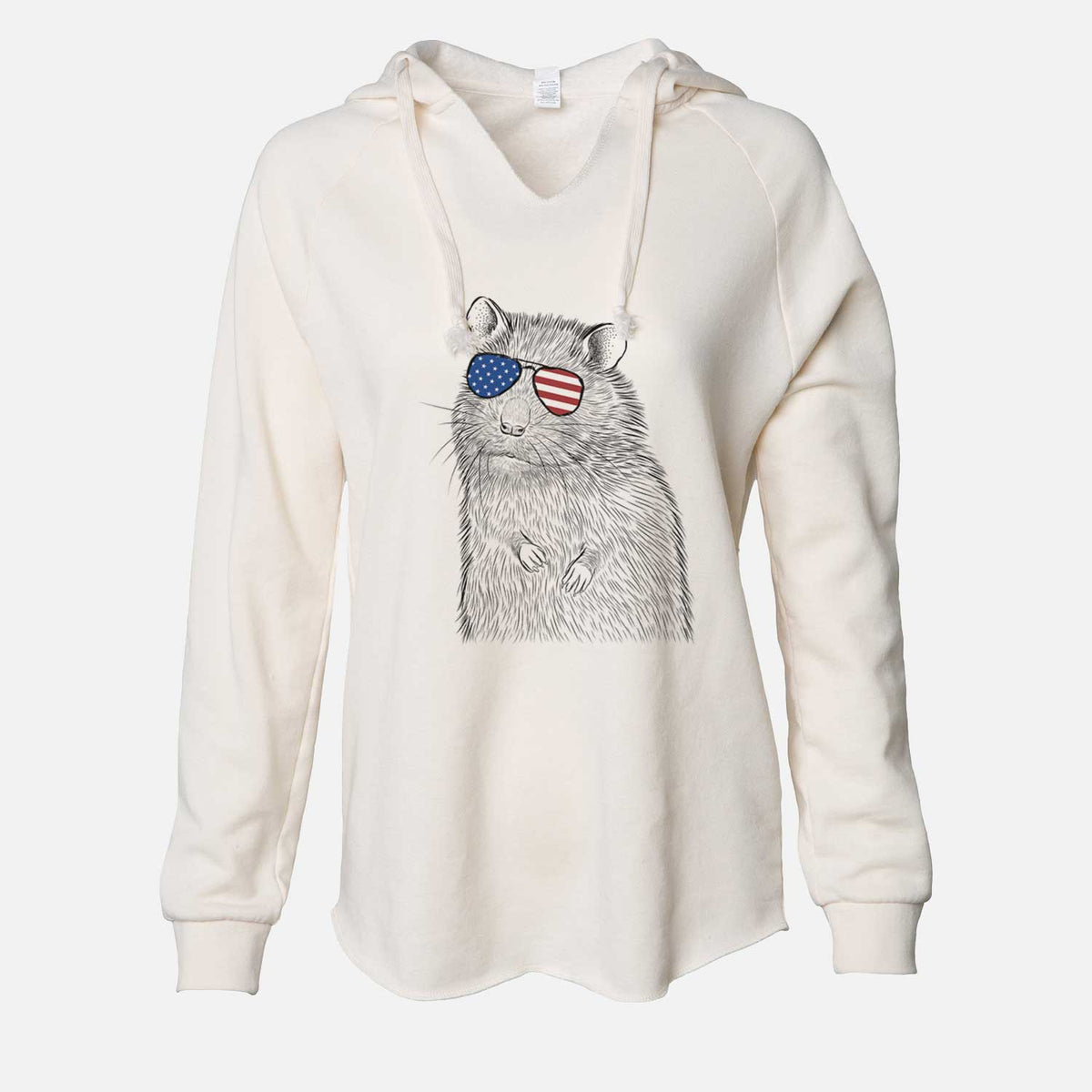 USA Rizzo the Rat - Cali Wave Hooded Sweatshirt