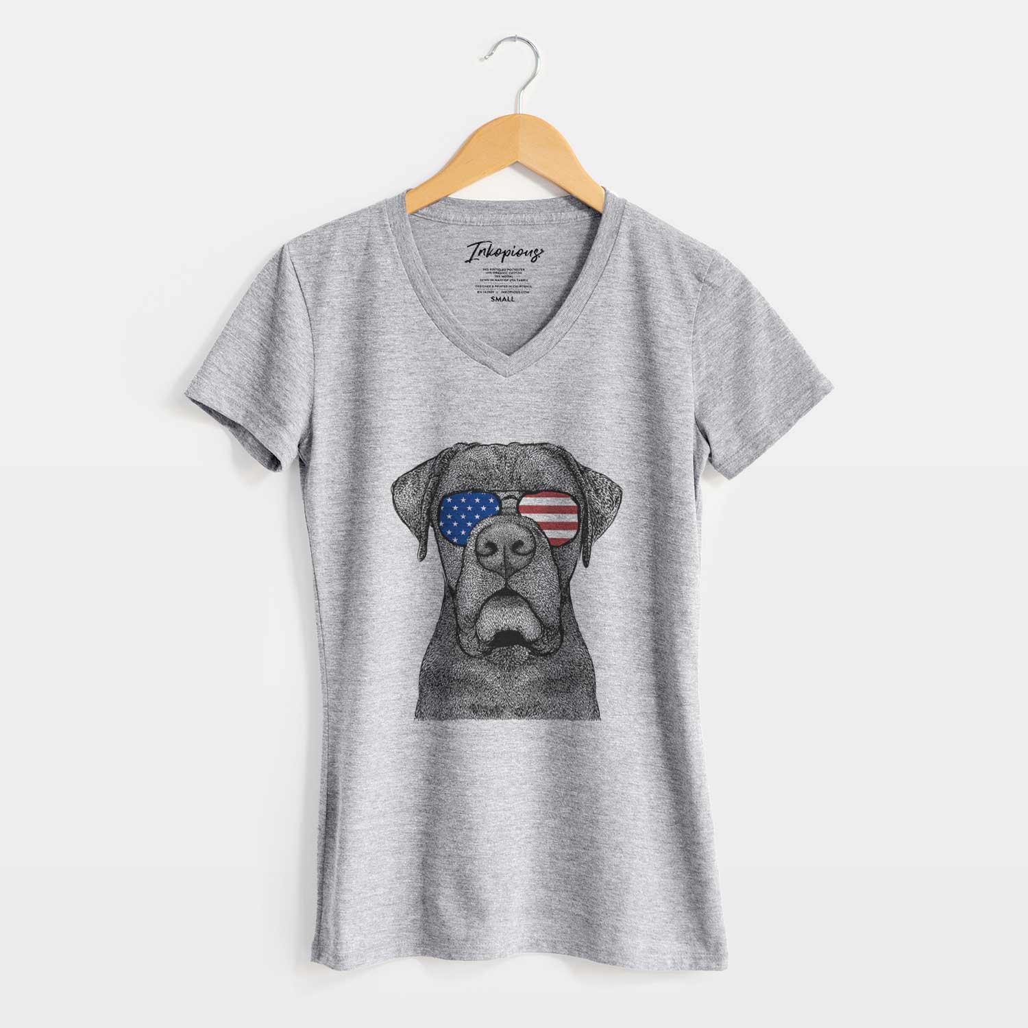 USA Rocco the Cane Corso - Women's Perfect V-neck Shirt