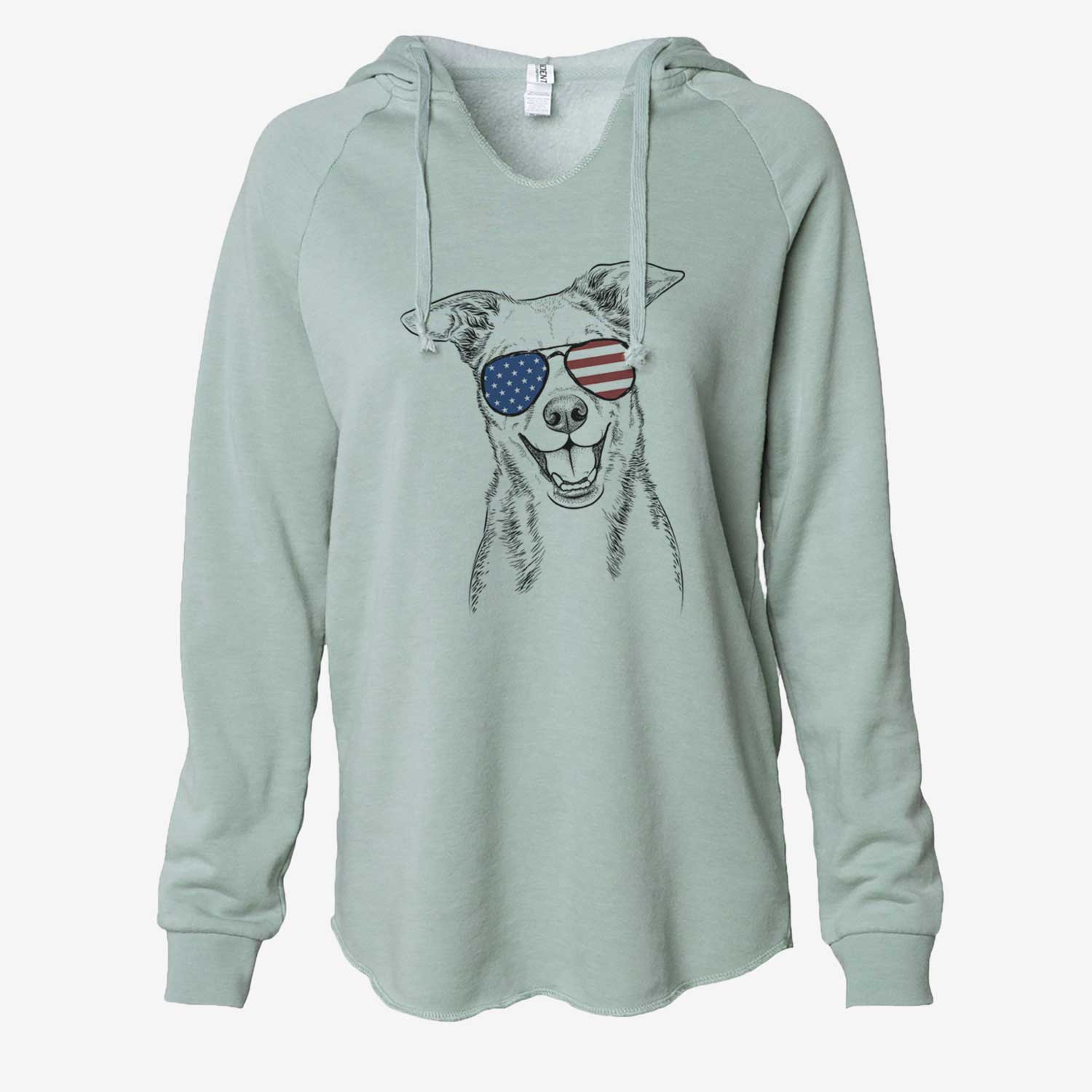 USA Rocco the Mixed Breed - Cali Wave Hooded Sweatshirt