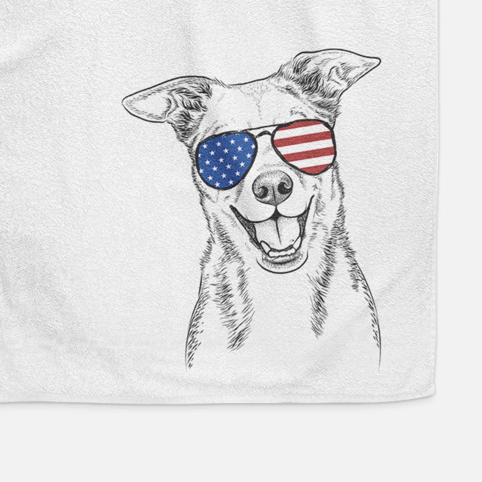 Rocco the Mixed Breed Decorative Hand Towel