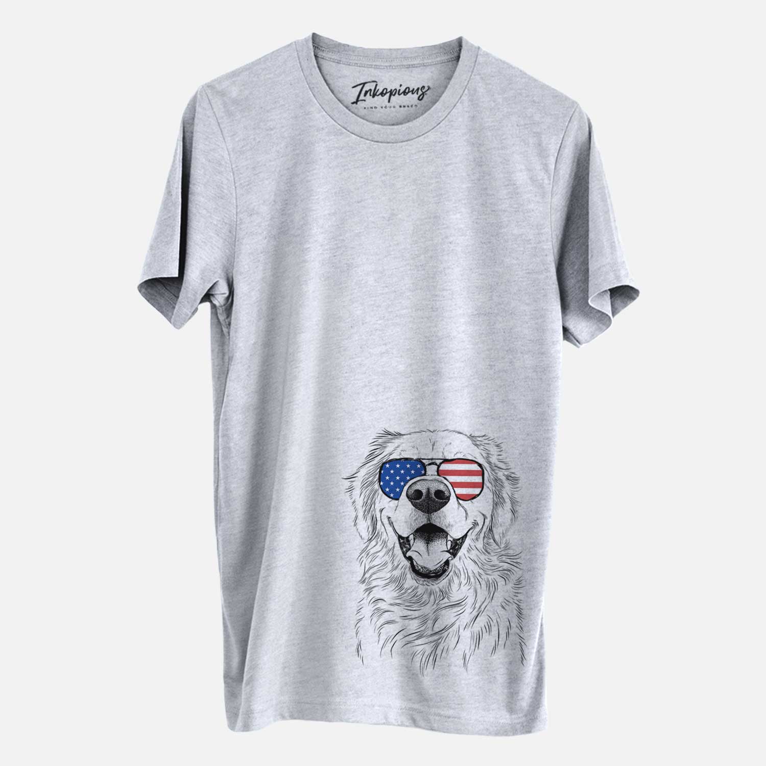 USA Roger the Golden Retriever - Unisex Crewneck