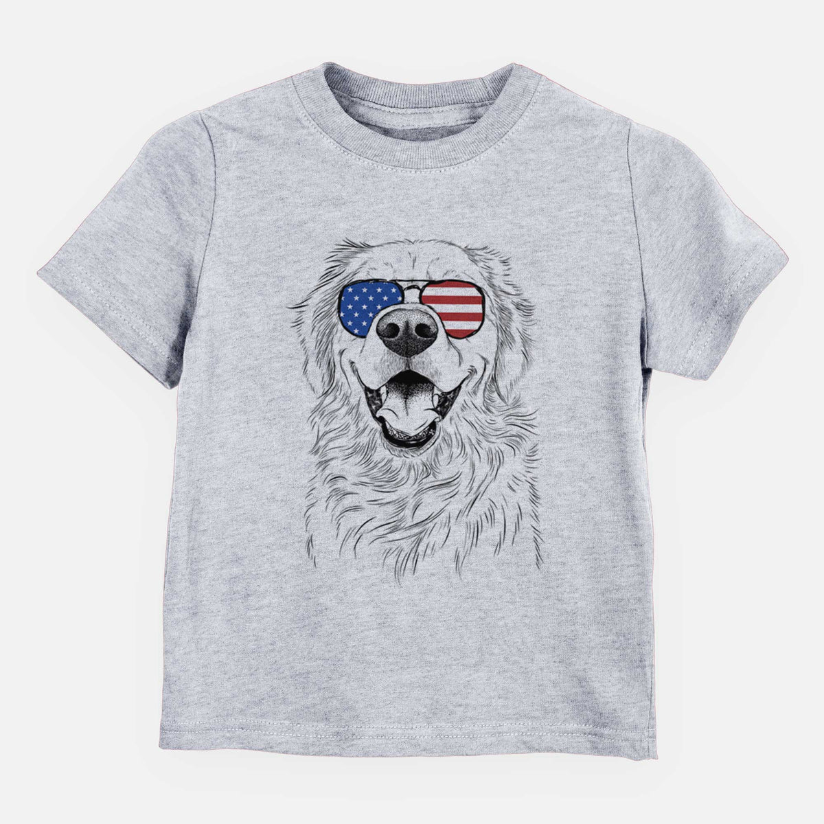 USA Roger the Golden Retriever - Kids/Youth/Toddler Shirt