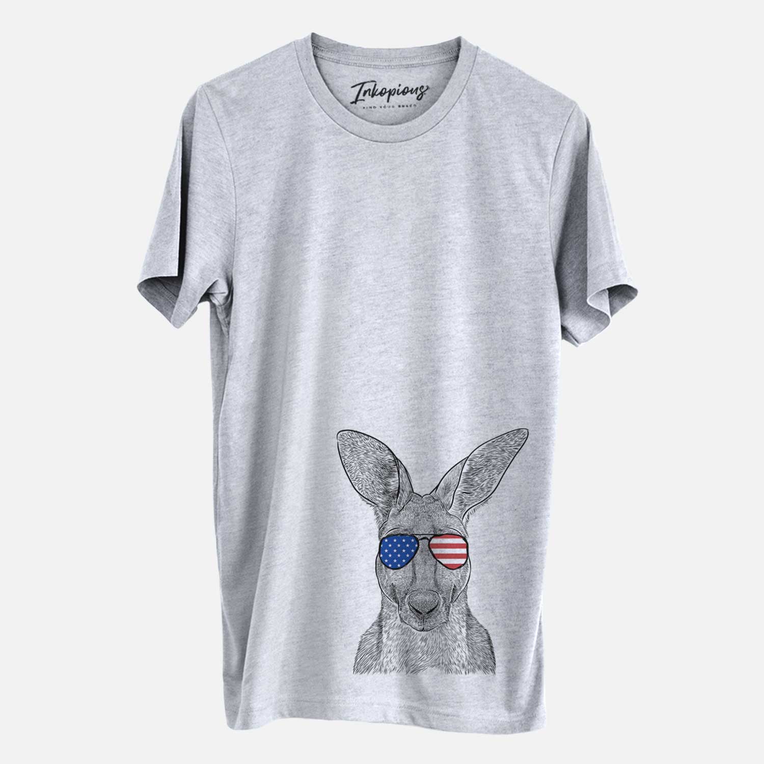 USA Roger the Red Kangaroo - Unisex Crewneck