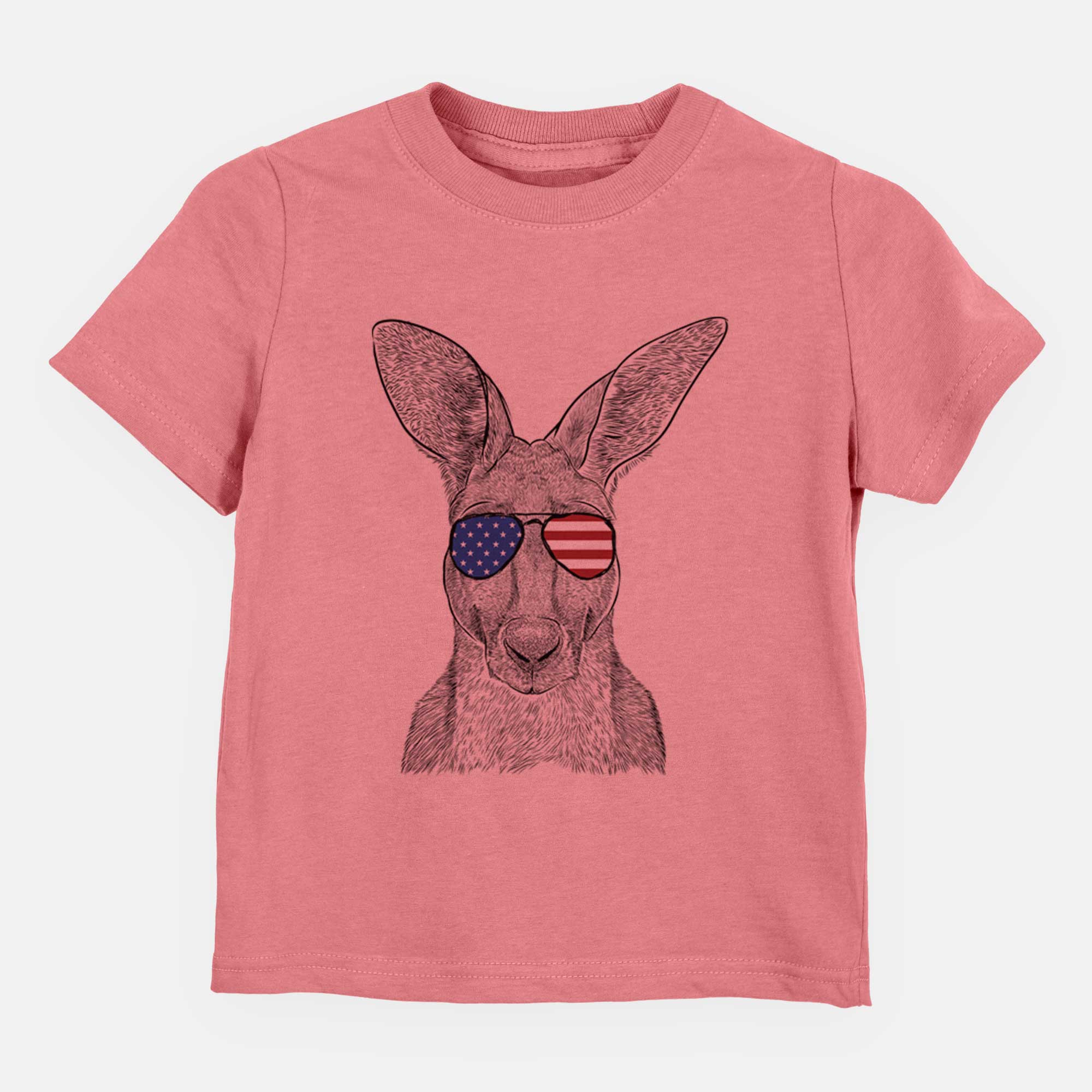 USA Roger the Red Kangaroo - Kids/Youth/Toddler Shirt