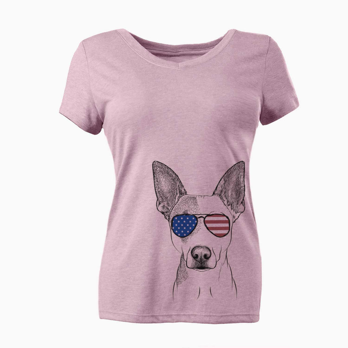 USA Roo the Mixed Breed - Women's Perfect V-neck Shirt