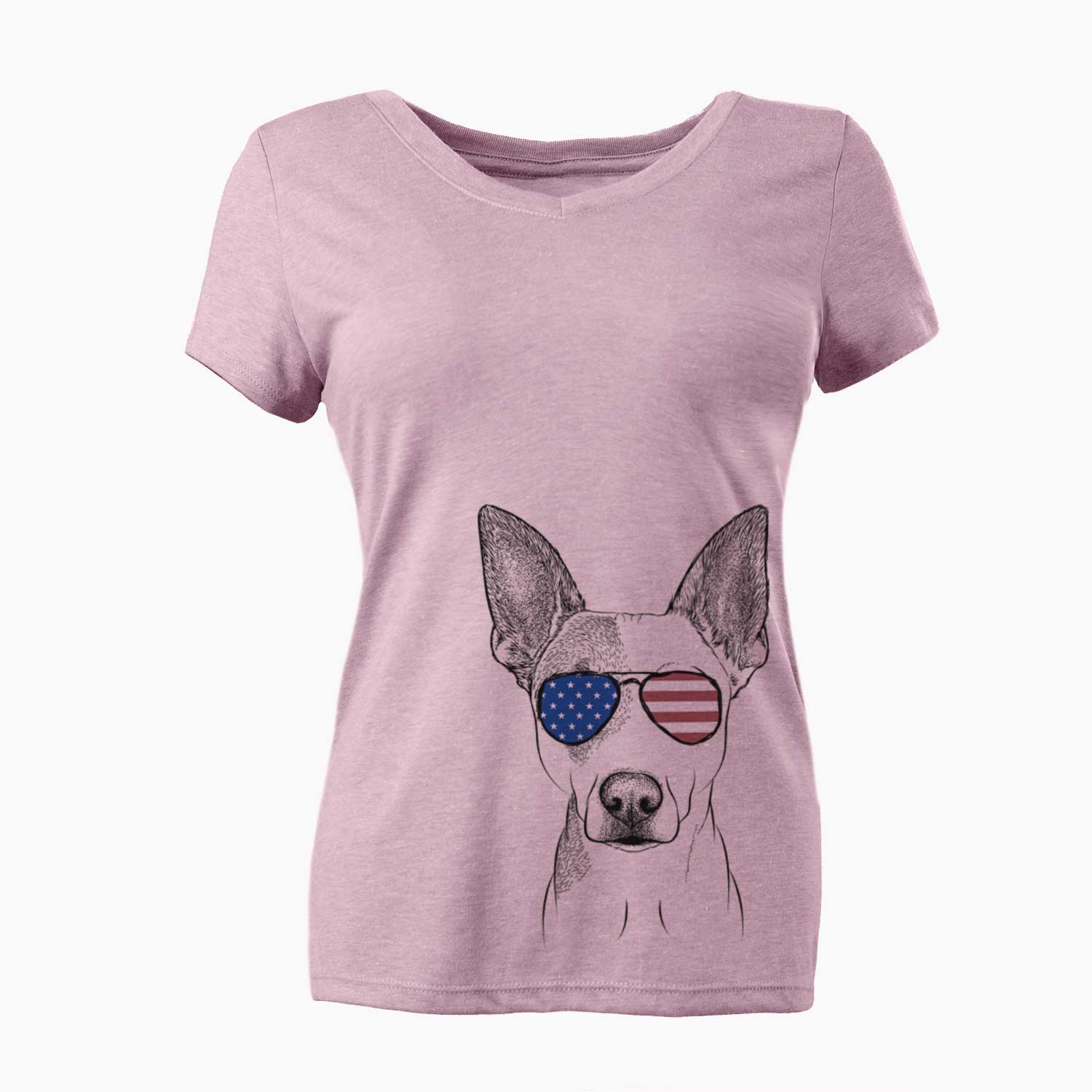 USA Roo the Mixed Breed - Women's Perfect V-neck Shirt
