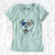 USA Roscoe the Pitbull - Women's Perfect V-neck Shirt