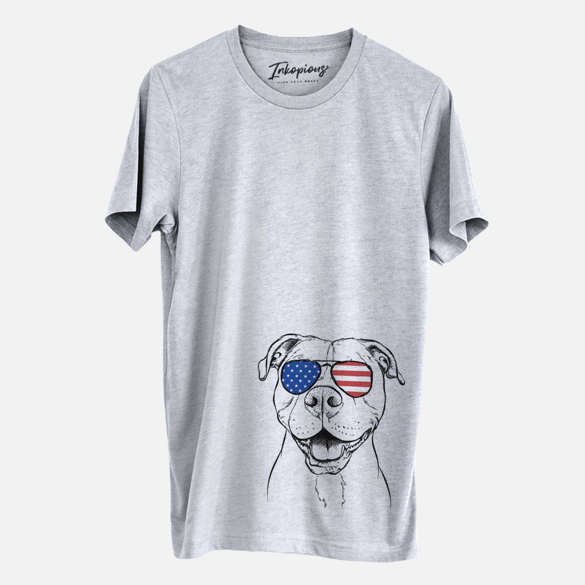 USA Roscoe the Pitbull - Unisex Crewneck