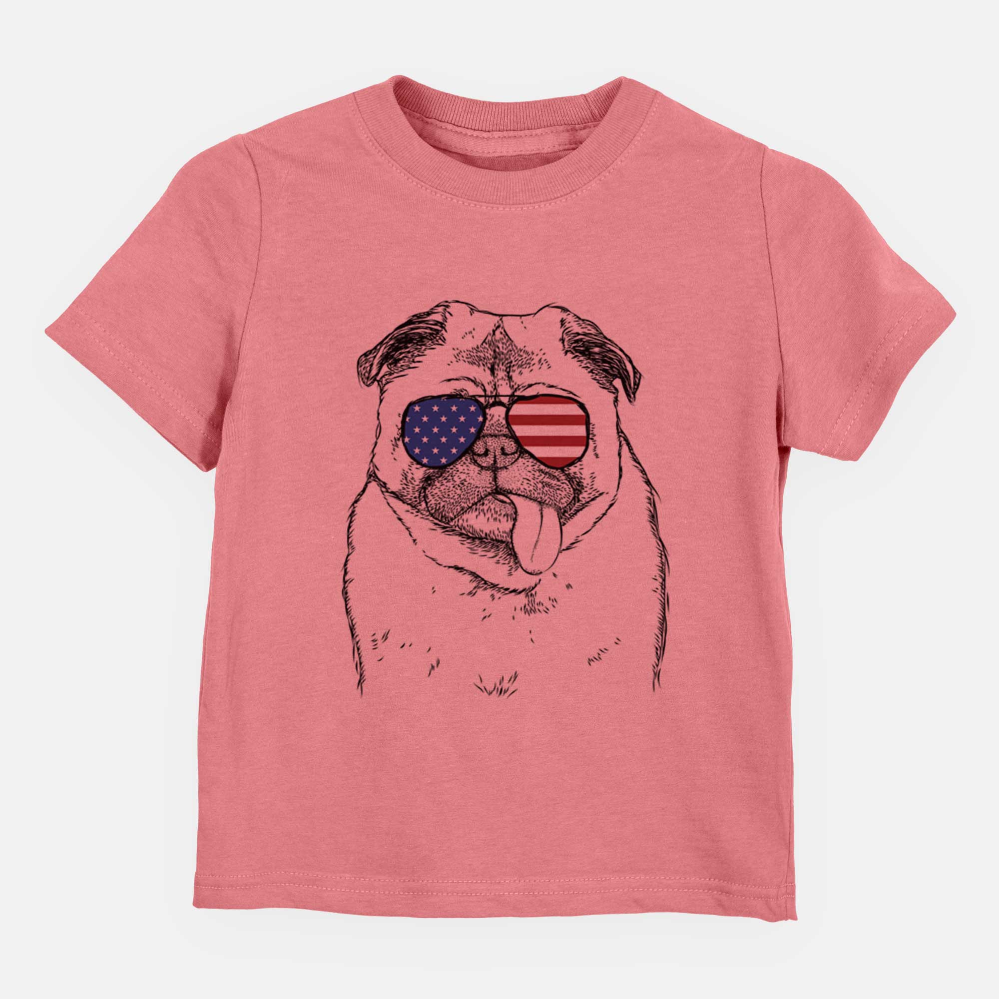 USA Rosie the Pug - Kids/Youth/Toddler Shirt