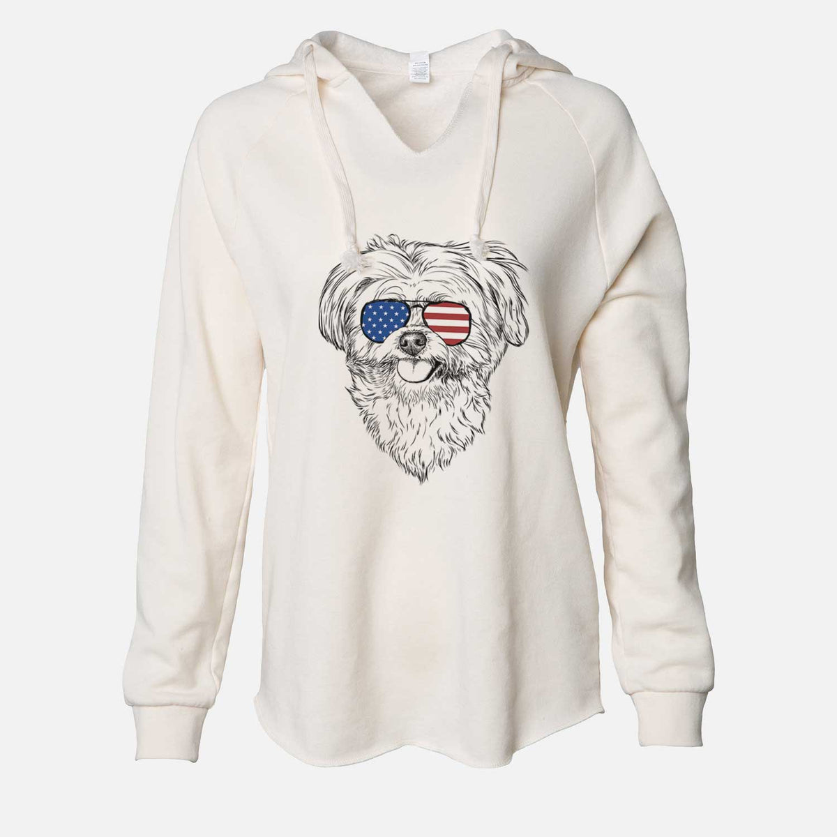 USA Rosie the Maltipoo - Cali Wave Hooded Sweatshirt