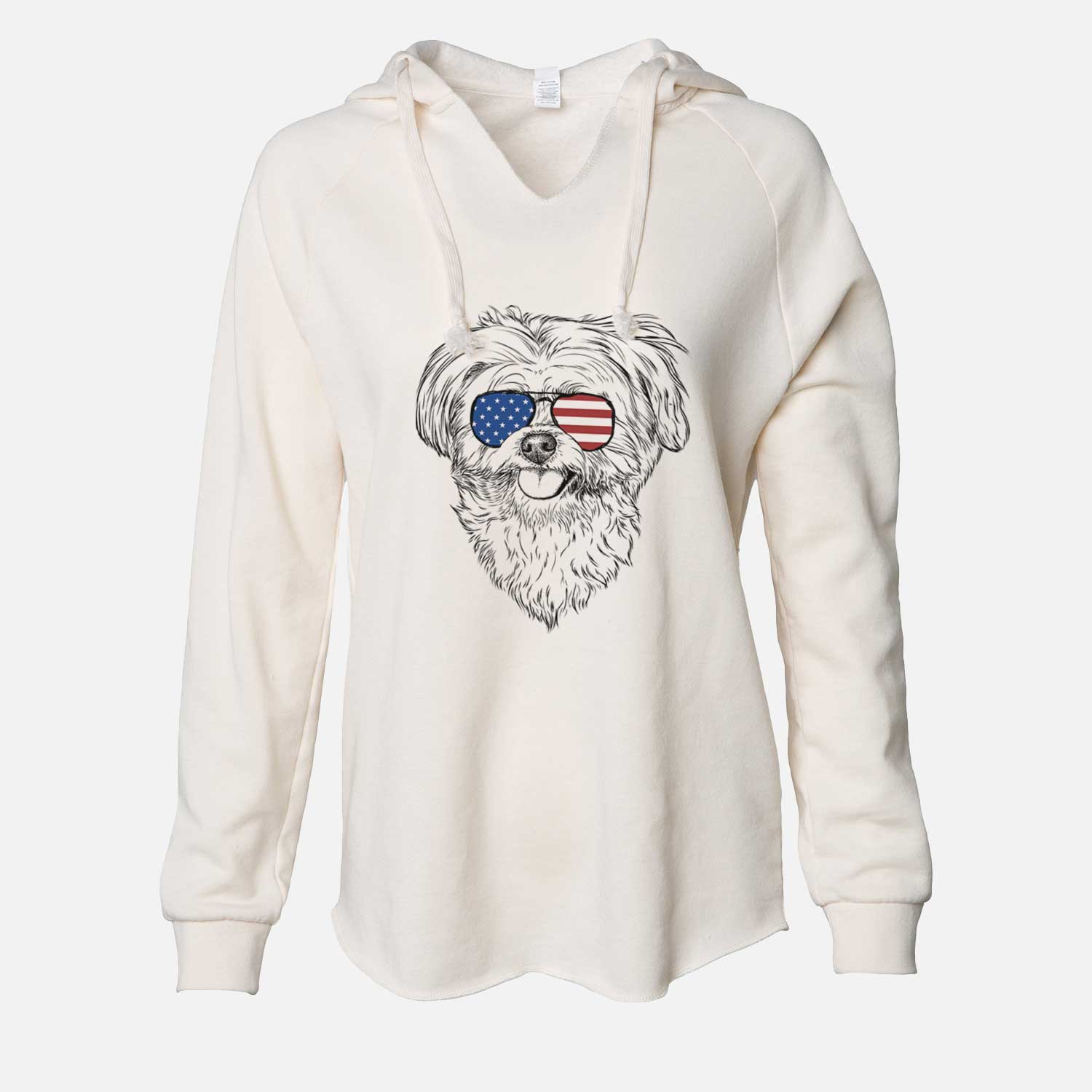 USA Rosie the Maltipoo - Cali Wave Hooded Sweatshirt