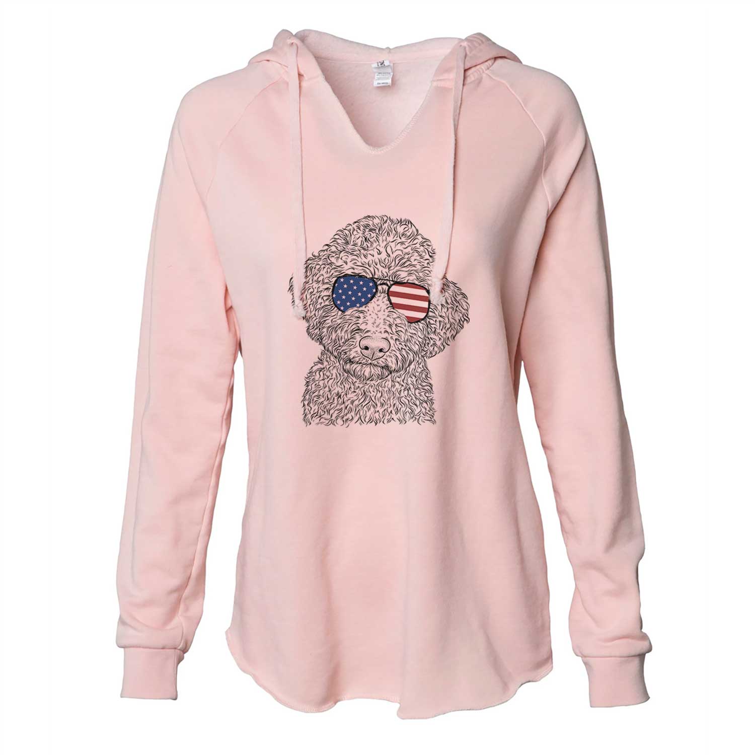 USA Ross the Lagotto Romagnolo - Cali Wave Hooded Sweatshirt