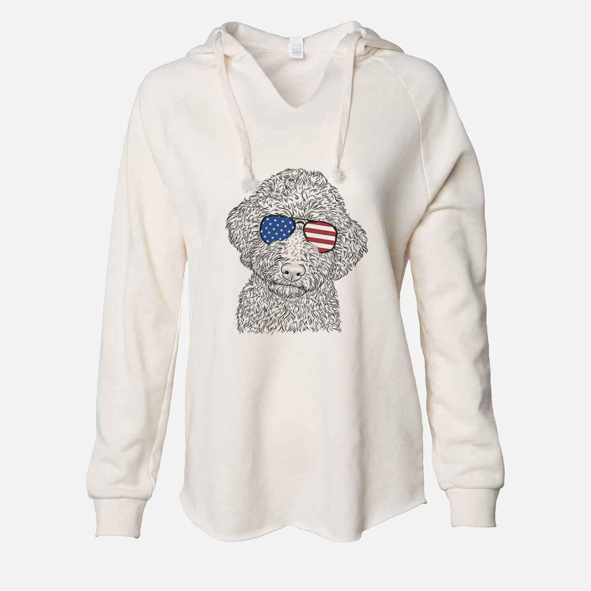 USA Ross the Lagotto Romagnolo - Cali Wave Hooded Sweatshirt