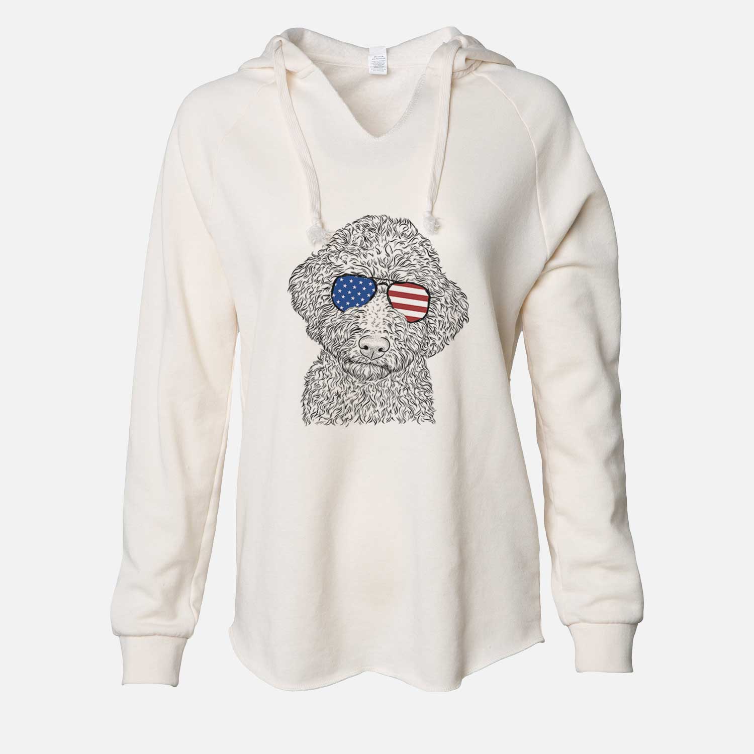 USA Ross the Lagotto Romagnolo - Cali Wave Hooded Sweatshirt