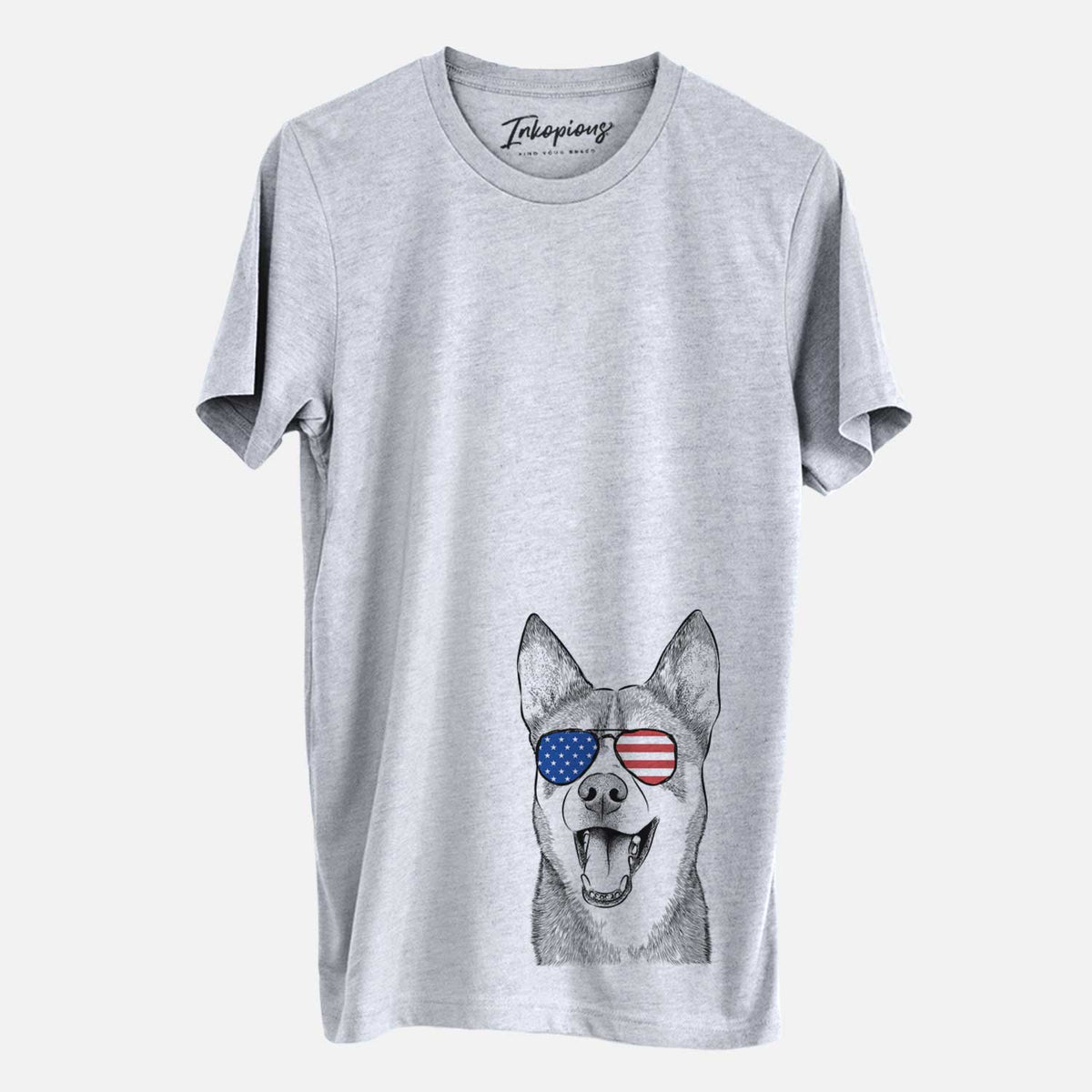 USA Roux the Siberian Husky - Unisex Crewneck