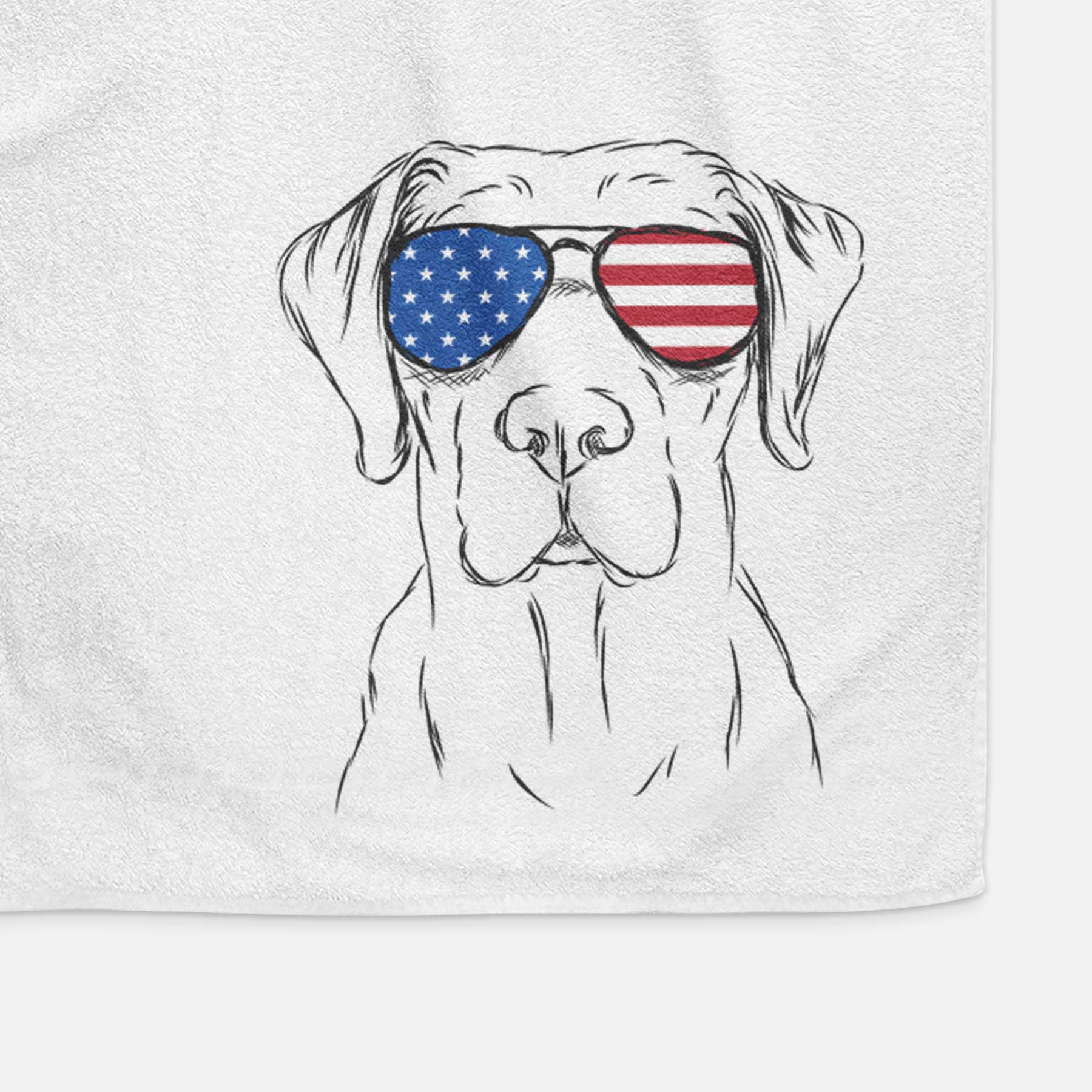 Rowdy the Labrador Retriever Decorative Hand Towel