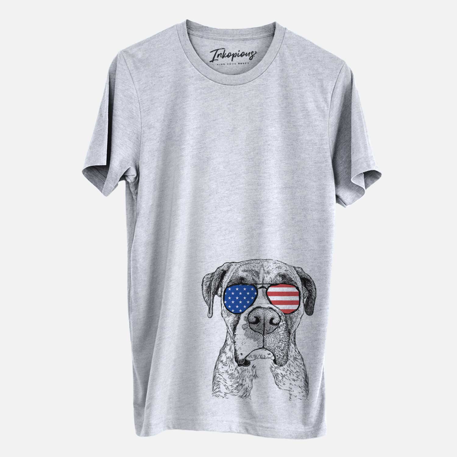 USA Rowdy Rex the Boxer - Unisex Crewneck