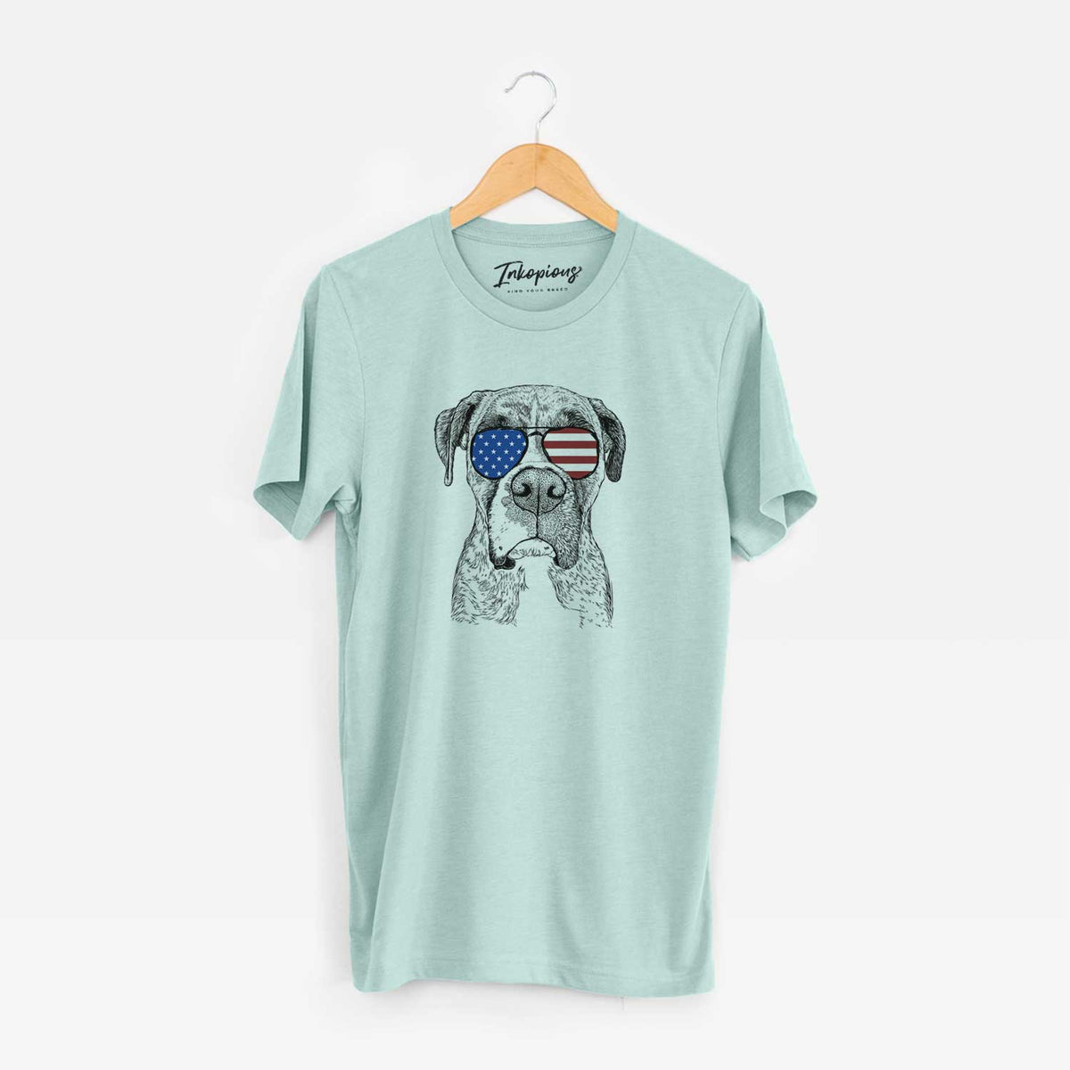 USA Rowdy Rex the Boxer - Unisex Crewneck