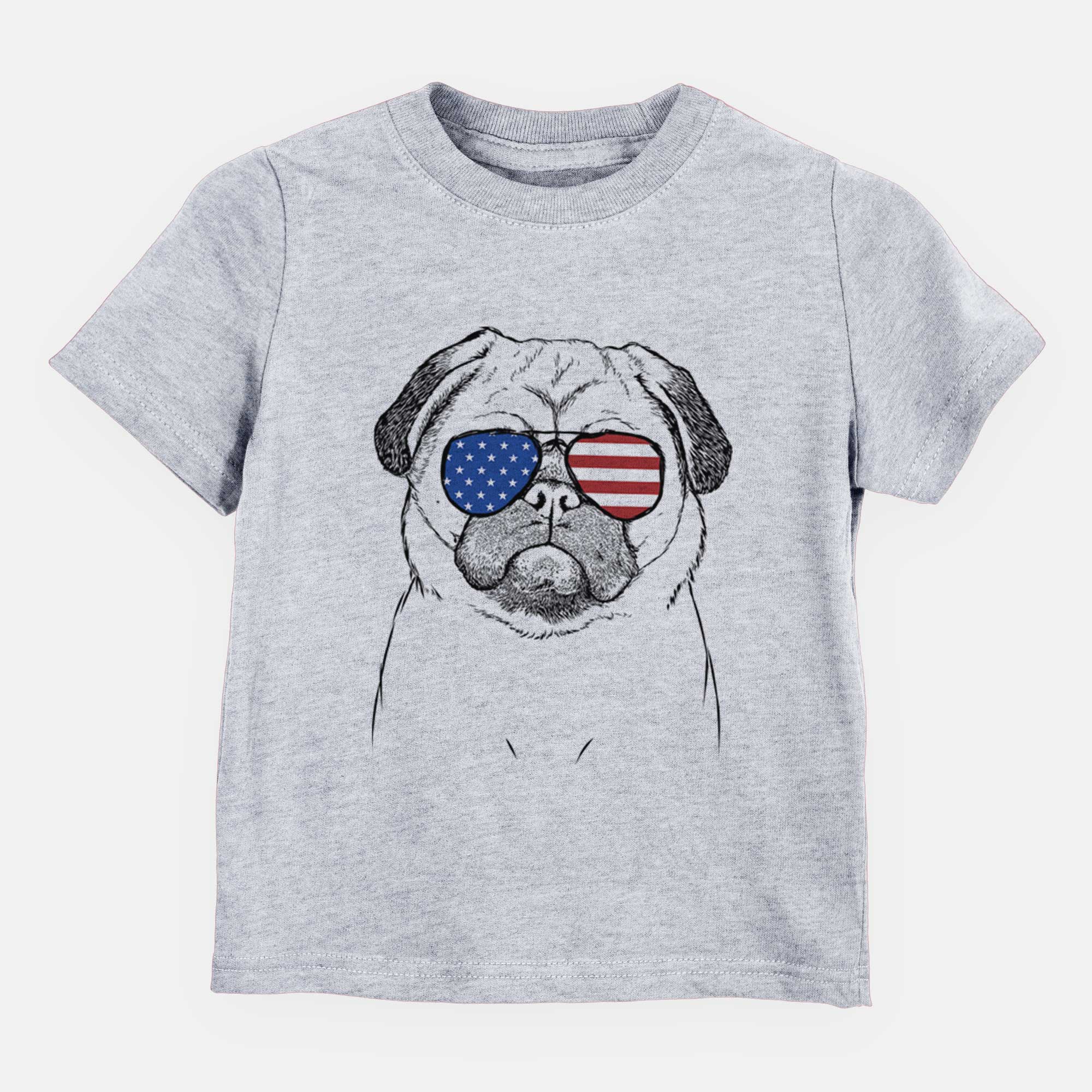USA Ruby the Pug - Kids/Youth/Toddler Shirt